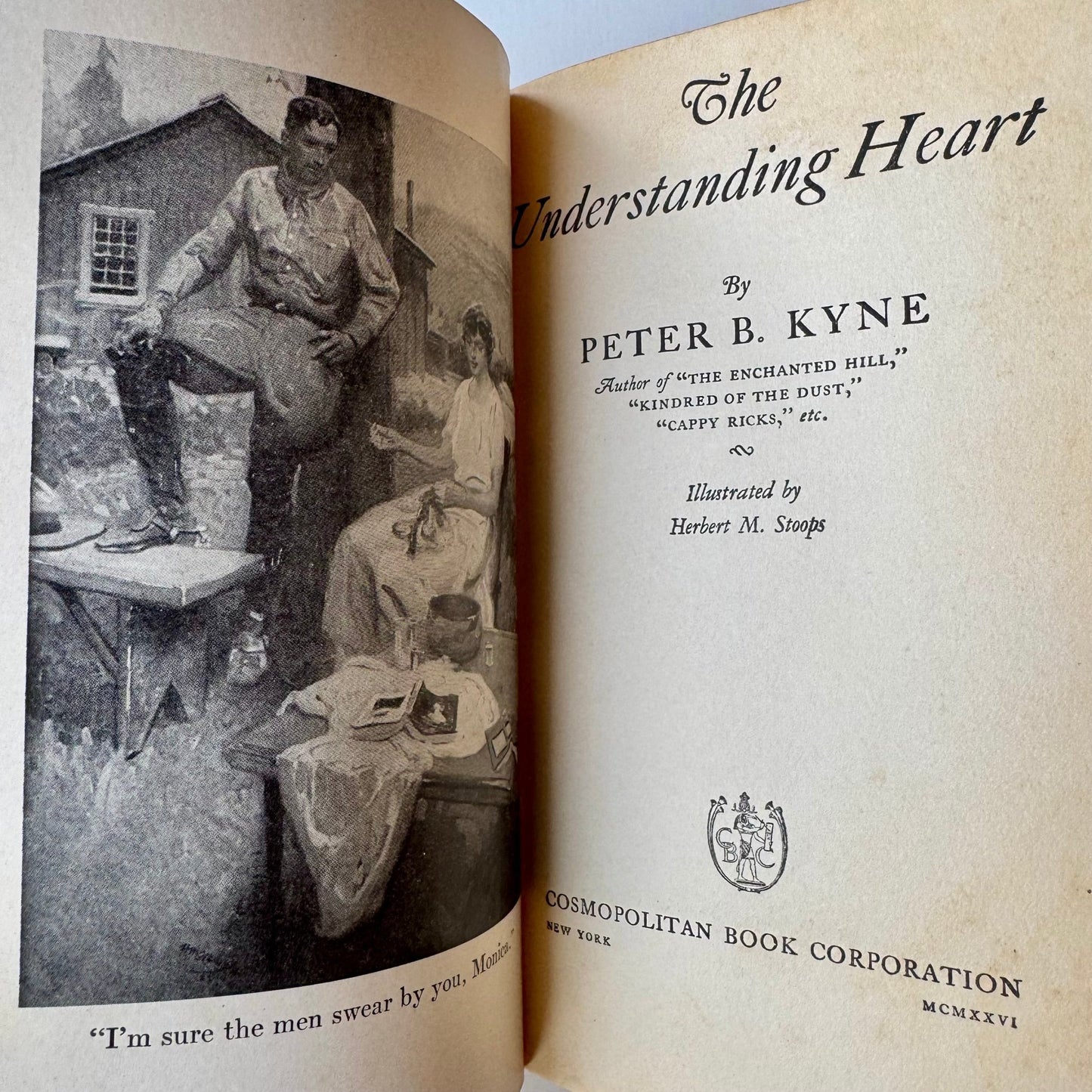 The Understanding Heart, Peter B. Kyne, 1926 - Pretty Old Books