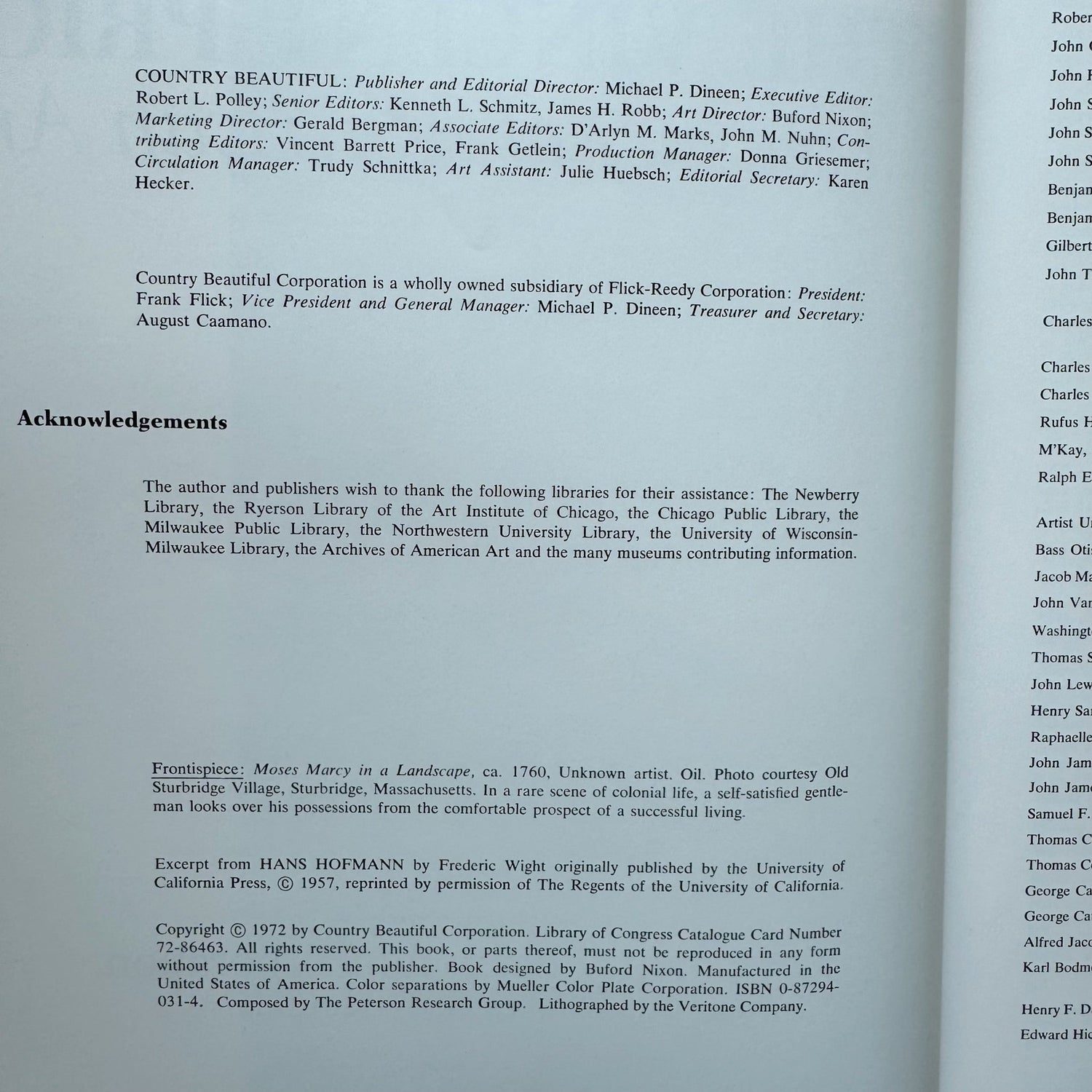 The Vincent Price Treasury of American Art, 1972 Coffee Table Art Book - Pretty Old Books