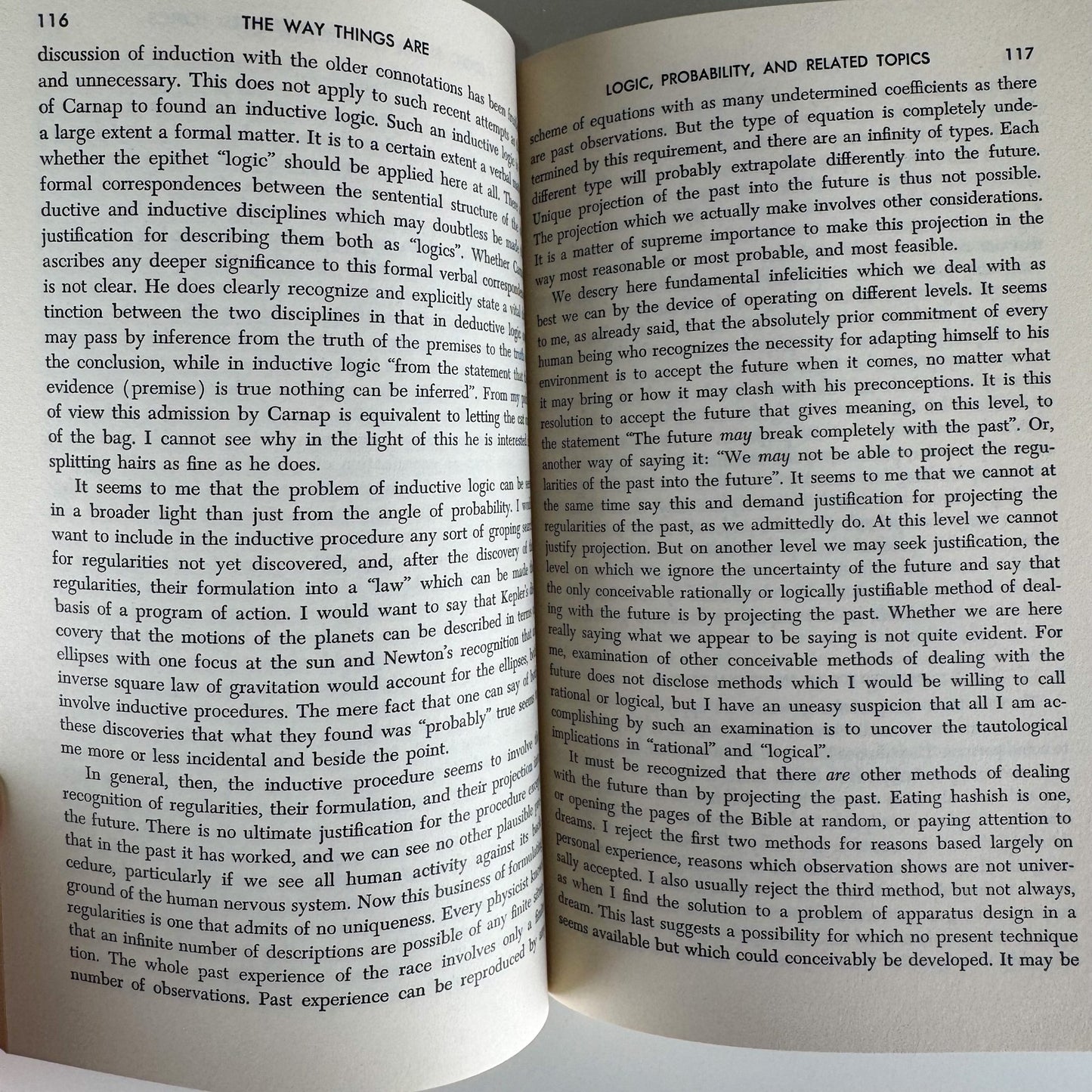 The Way Things Are, P.W. Bridgman, Nobel Prize Physicist, 1961 Compass Edition - Pretty Old Books