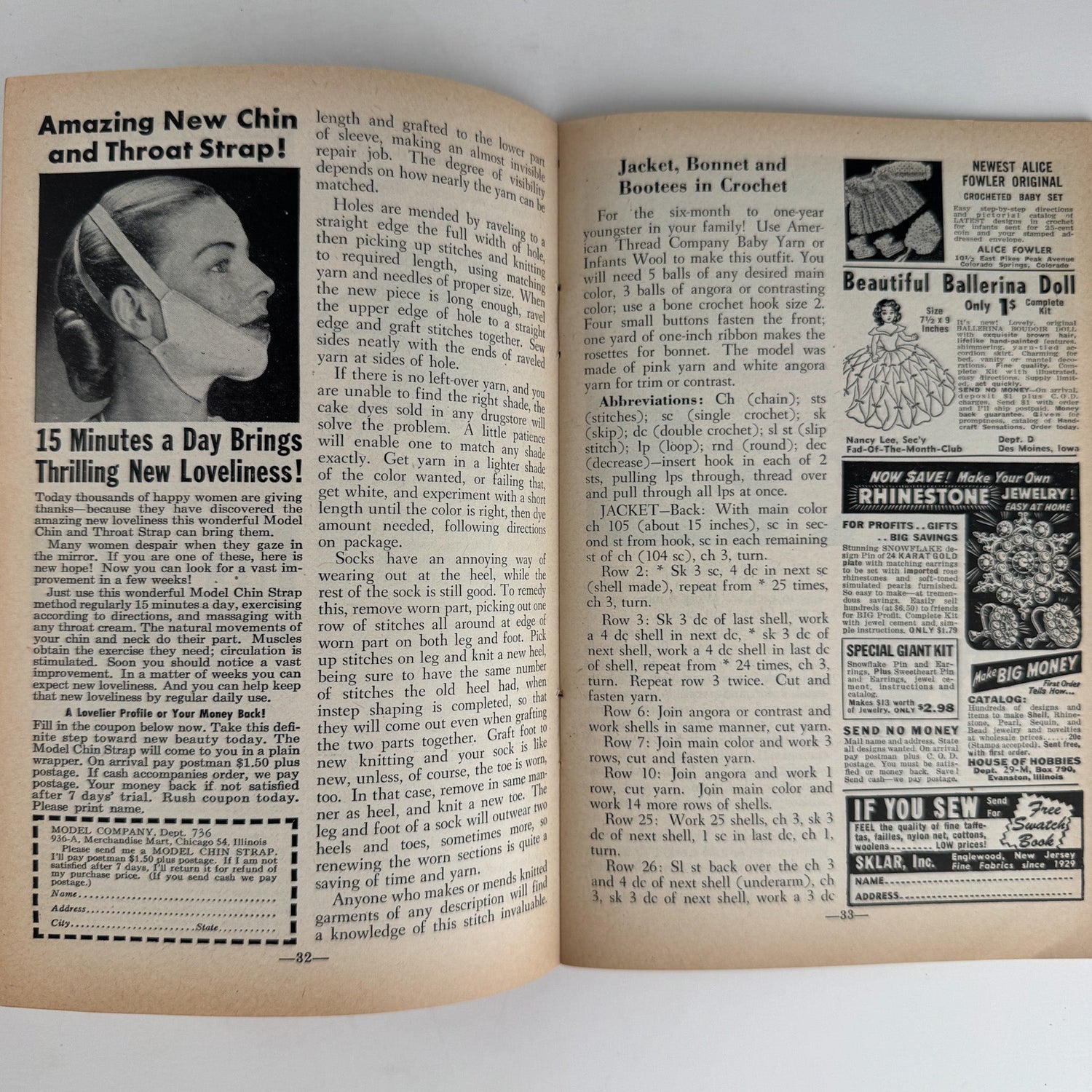 The Workbasket Magazine, Mid - Century 1950s Crafting, Needlepoint, Maker, Knitting, Cooking, Embroidery, Ephemera, Homemaking - Pretty Old Books