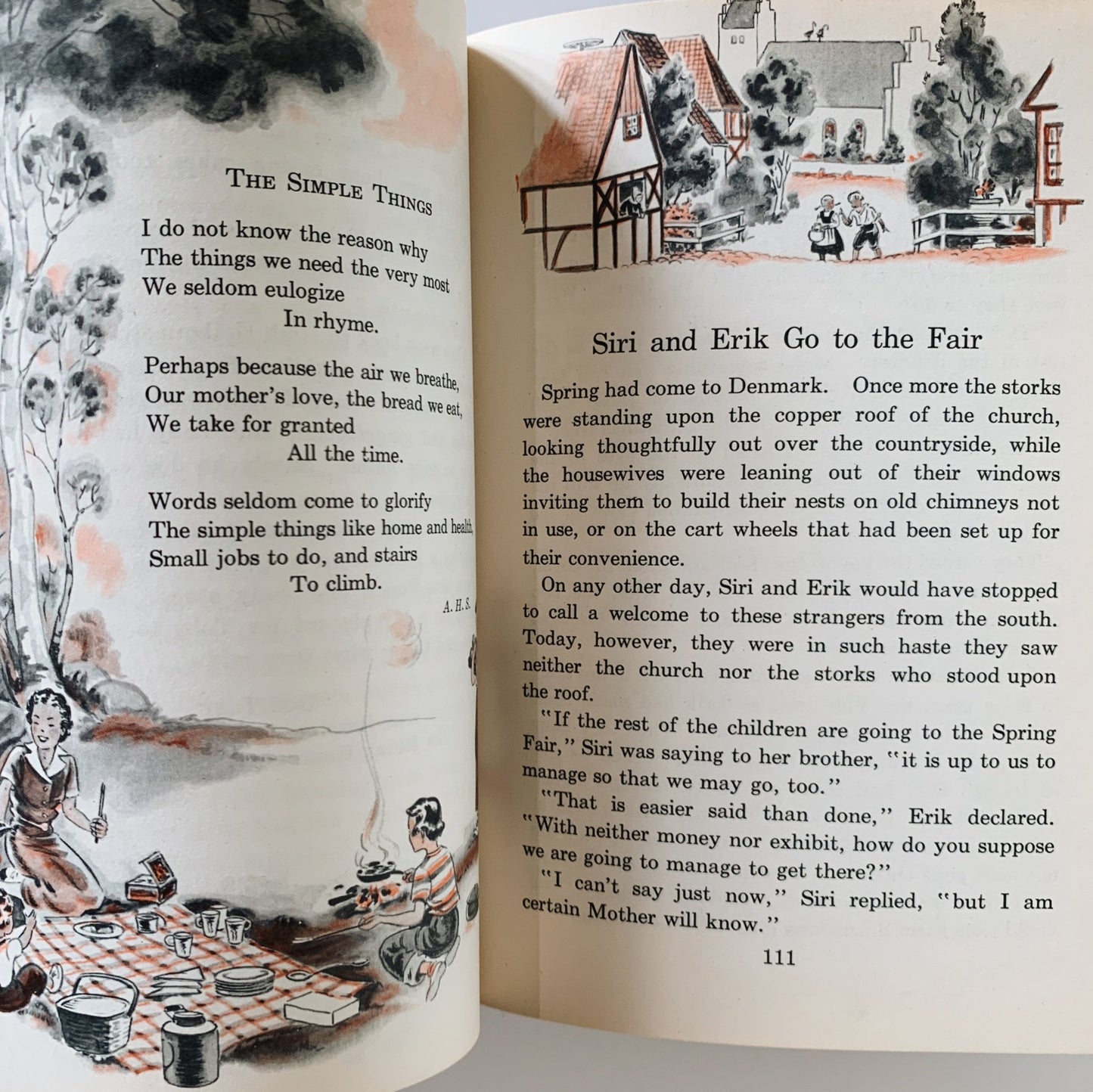 Time To Live, The Searles Readers, Mid - Century School Book 1953 - Pretty Old Books