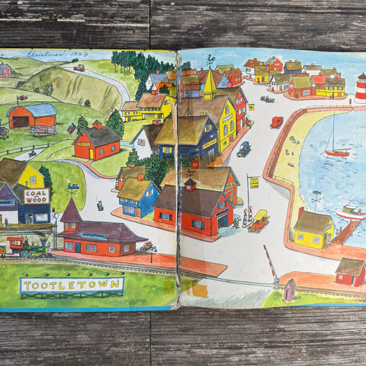 Tinker and Tanker and Their Space Ship, Richard Scarry, 1961 - Pretty Old Books