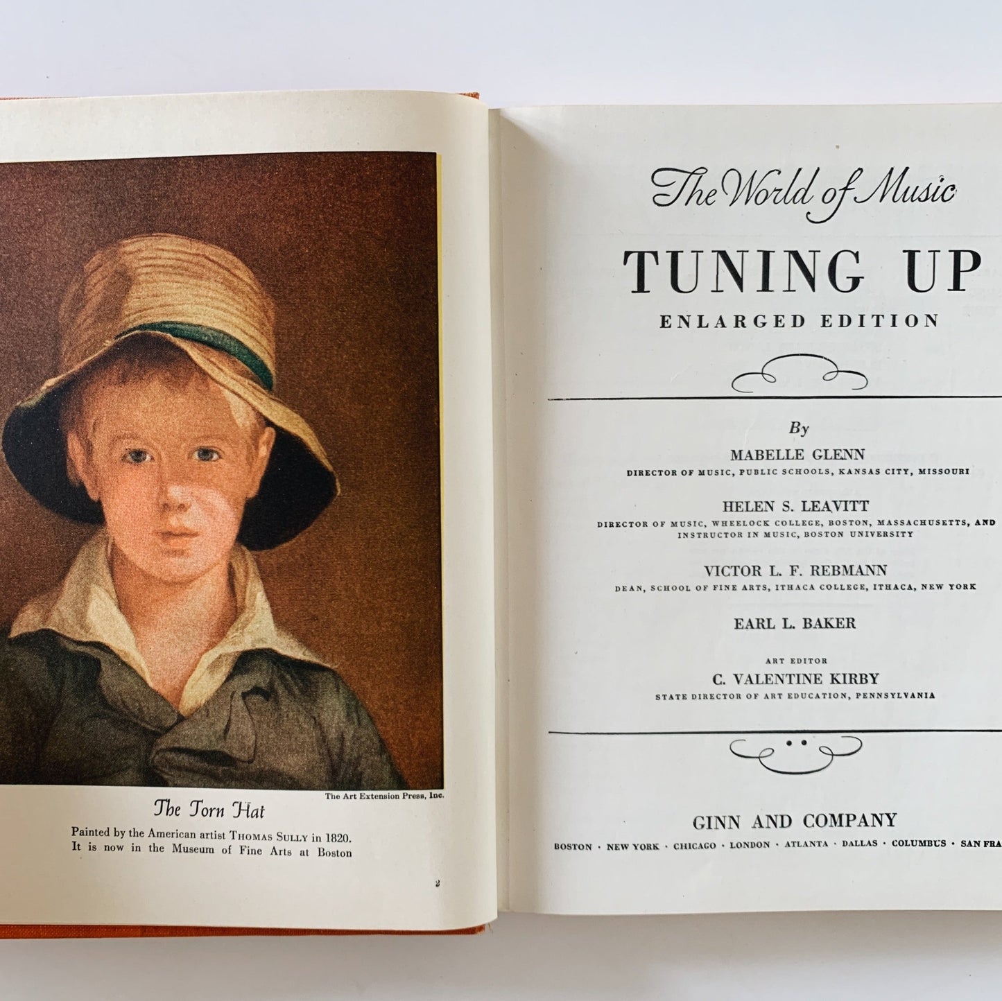 Tuning Up: The World of Music, Illustrated Mid Century School Book, 1947 - Pretty Old Books
