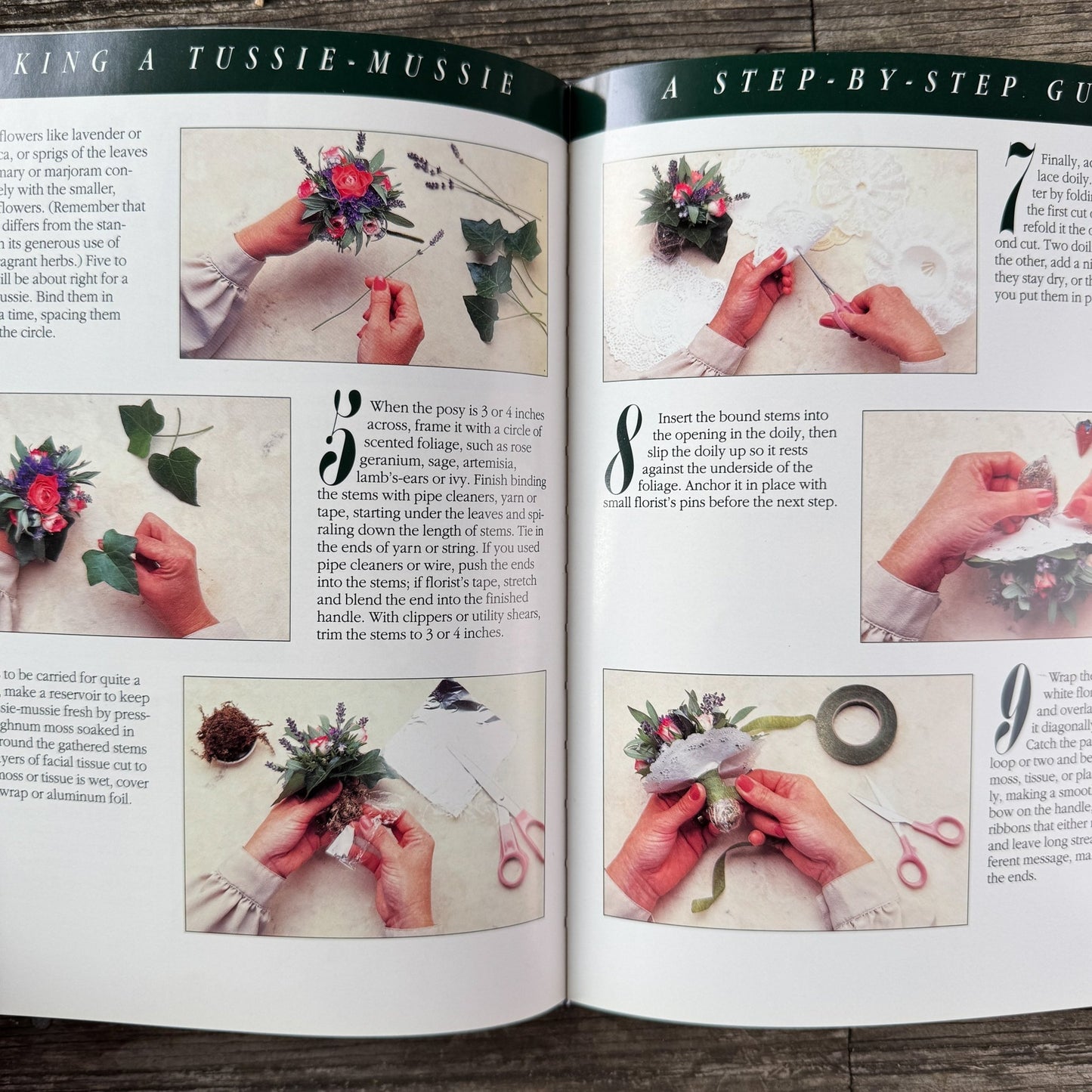 Tussie - Mussies: The Victorian Art of Expressing Yourself in the Language of Flowers, Signed, 1993 - Pretty Old Books