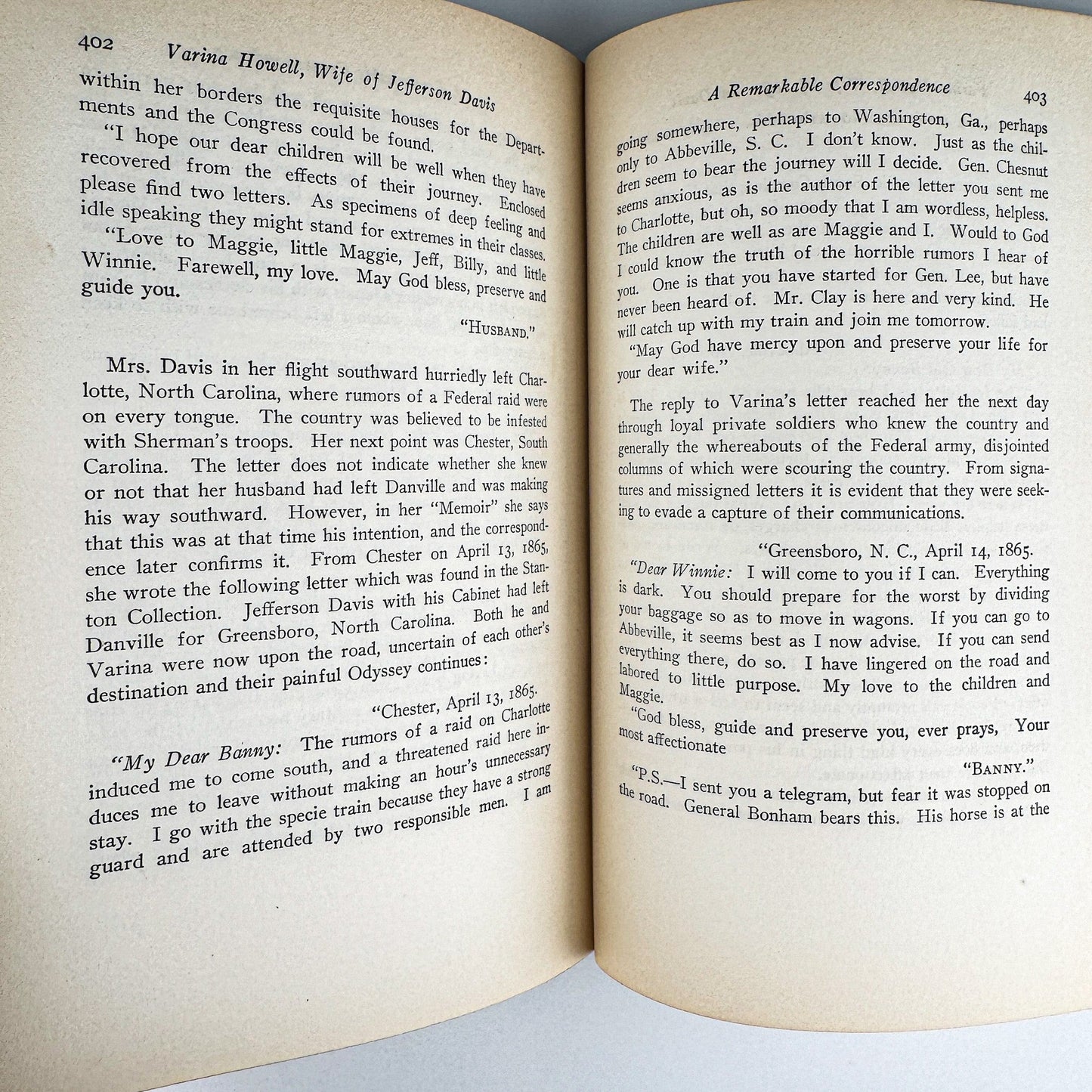 Varina Howell, Wife of Jefferson Davis, Vol 2, 1931 - Pretty Old Books