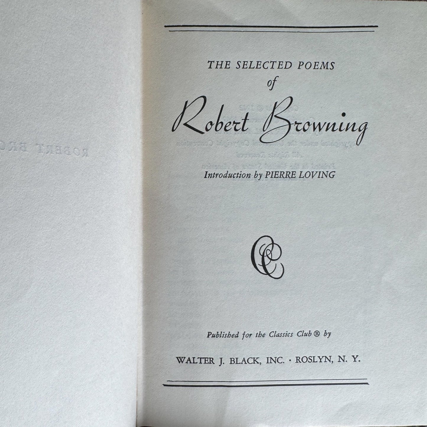Vintage Classics Club Books, Montaigne, Robert Browning, Dana - Pretty Old Books