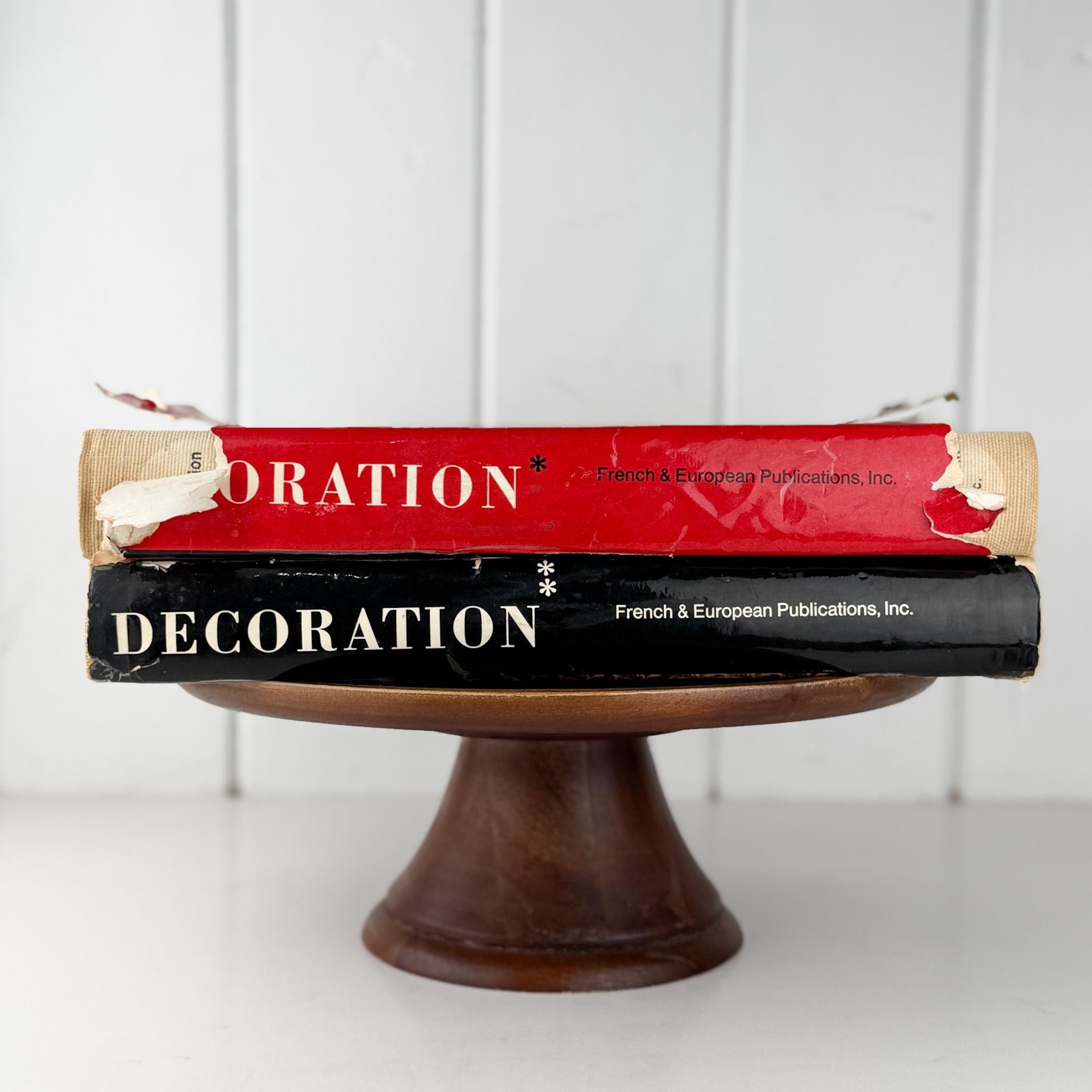 Vintage French Mid-Century Interior Design Book Set, Decoration
