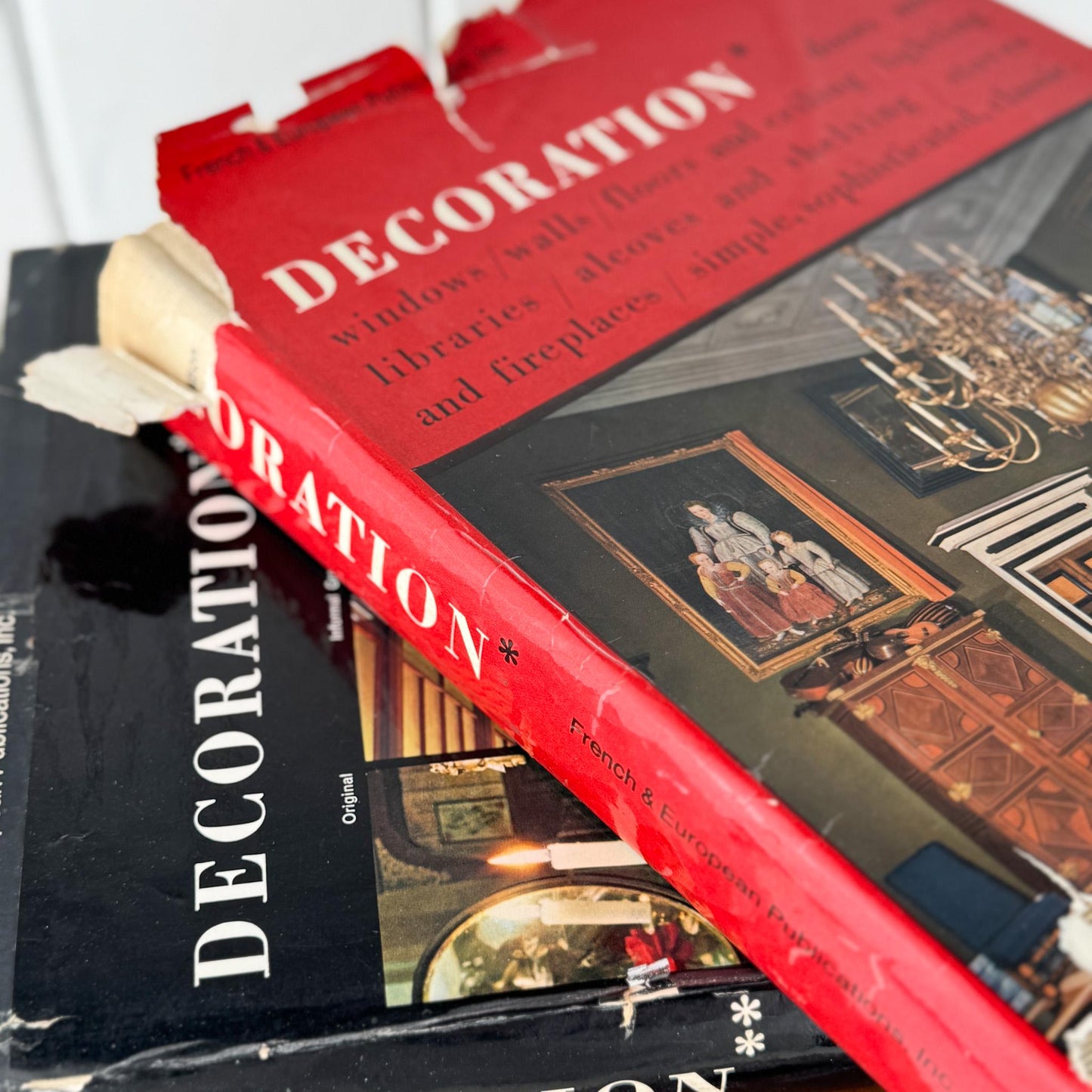 Vintage French Mid - Century Interior Design Book Set, Decoration* and Decoration**, 1963 - Pretty Old Books