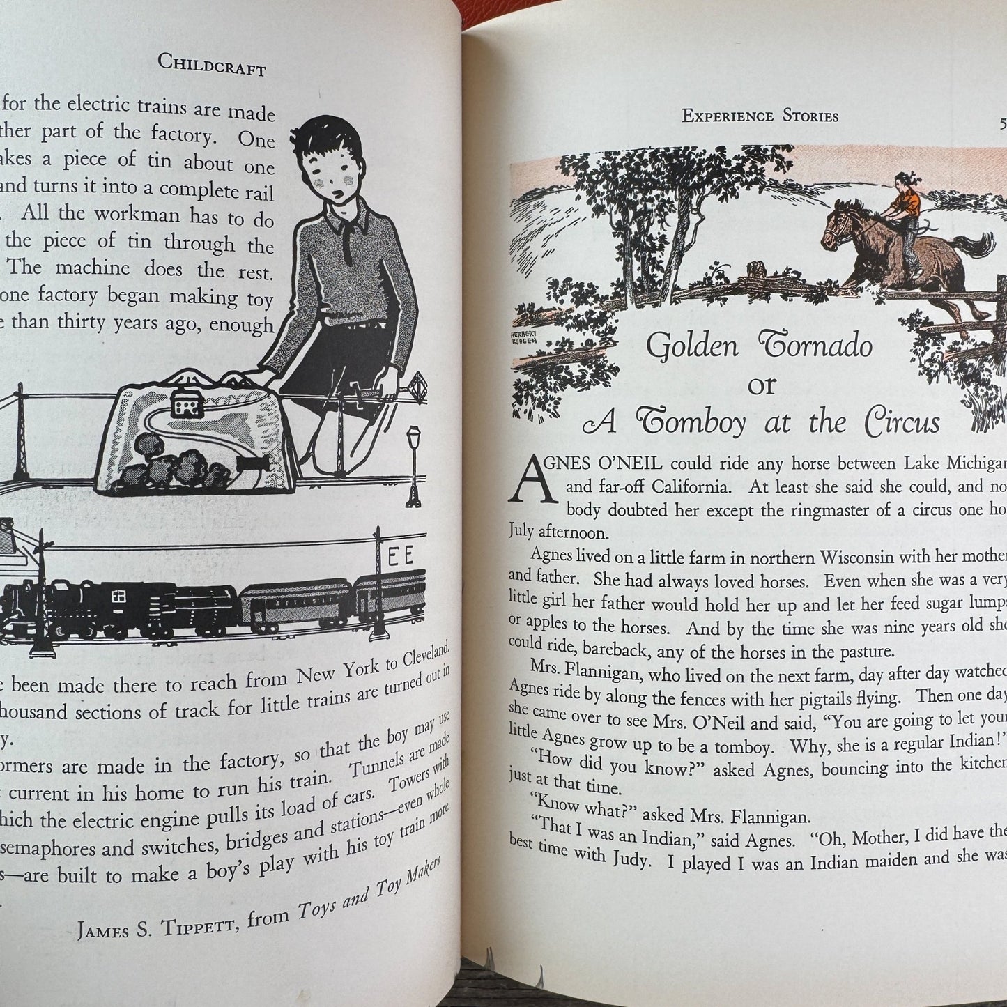 Vintage Partial Childcraft Set, 1937 - Pretty Old Books