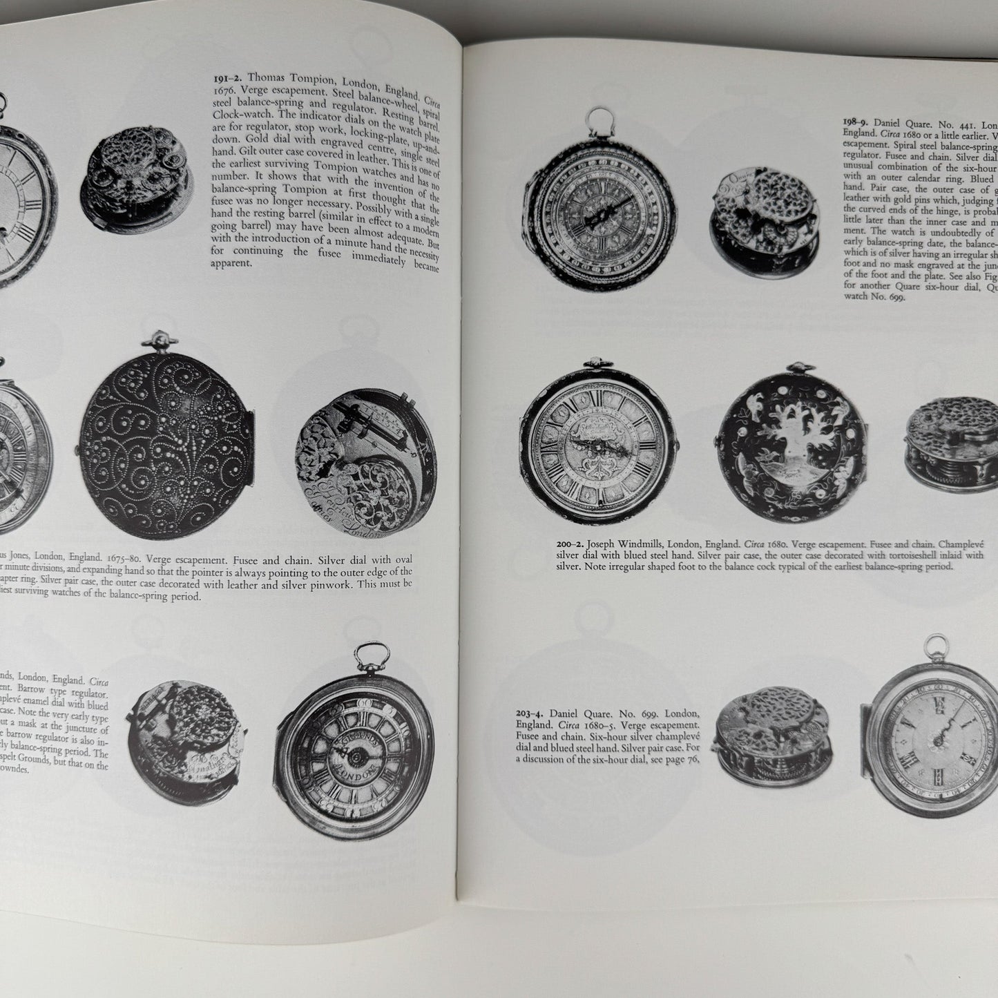 Watches, Cecil Clutton, George Daniels, Illustrated - Pretty Old Books