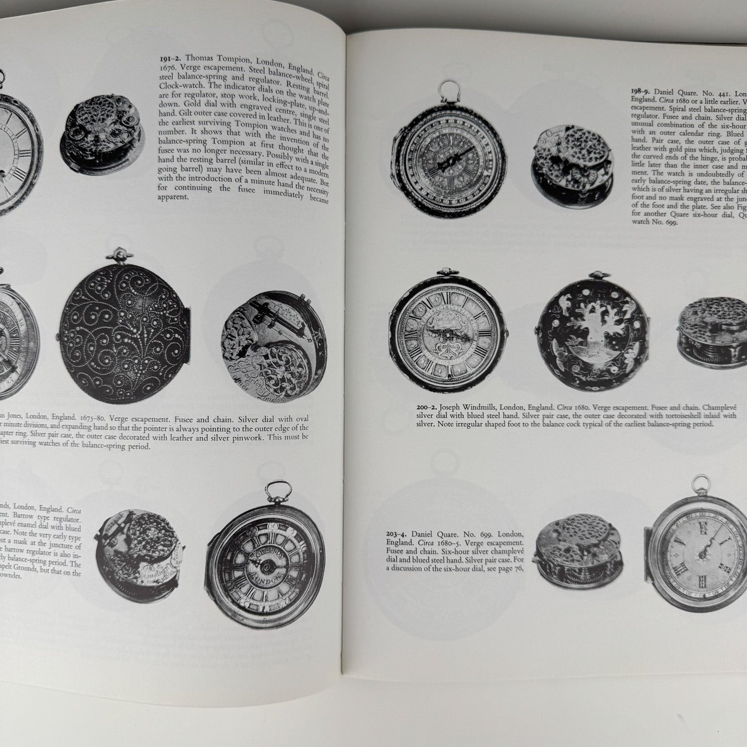 Watches, Cecil Clutton, George Daniels, Illustrated - Pretty Old Books