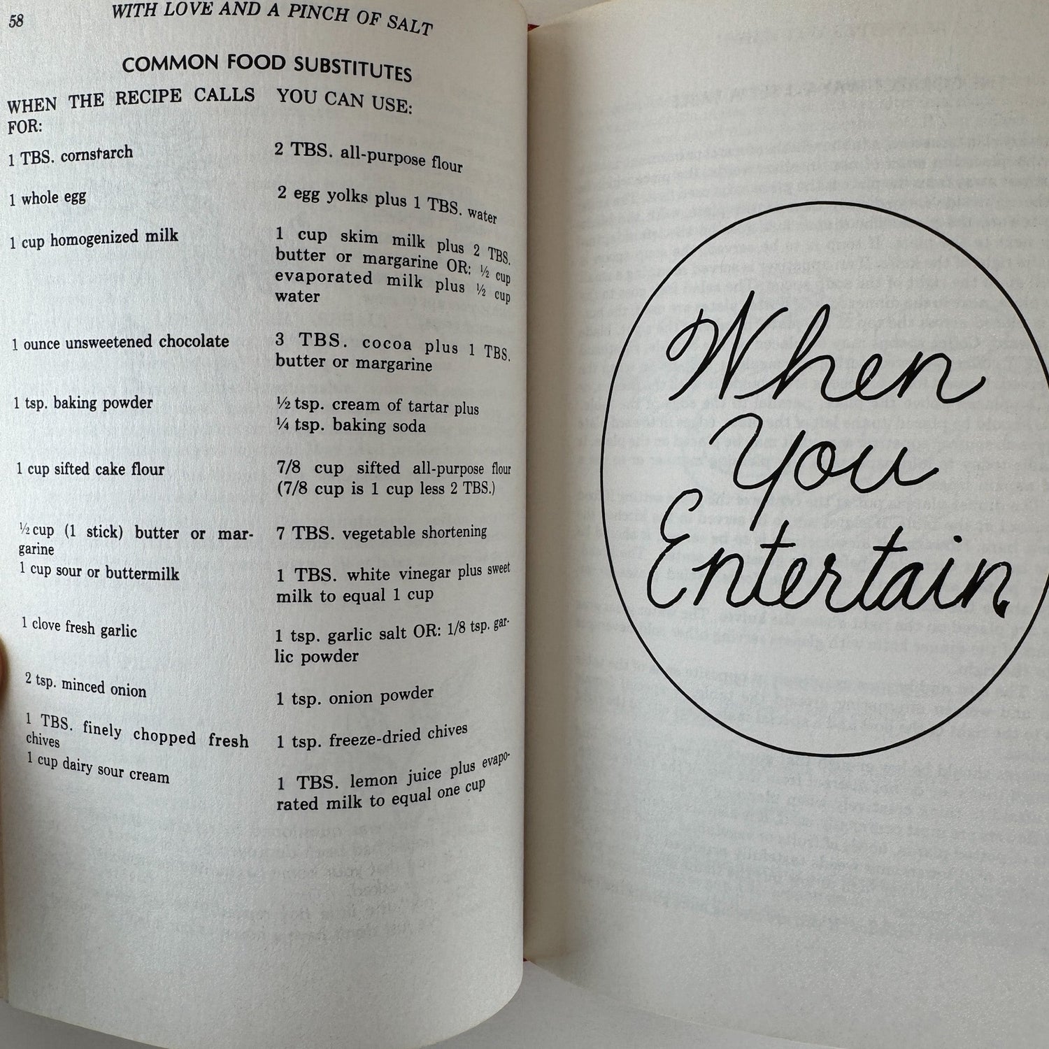 With Love...and a Pinch of Salt, Homemaker Guide, 1977 - Pretty Old Books