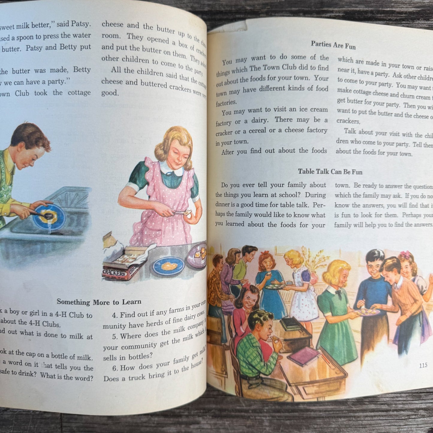 Your Town and Mine, Ginn and Company, 1949 Mid Century School Book - Pretty Old Books