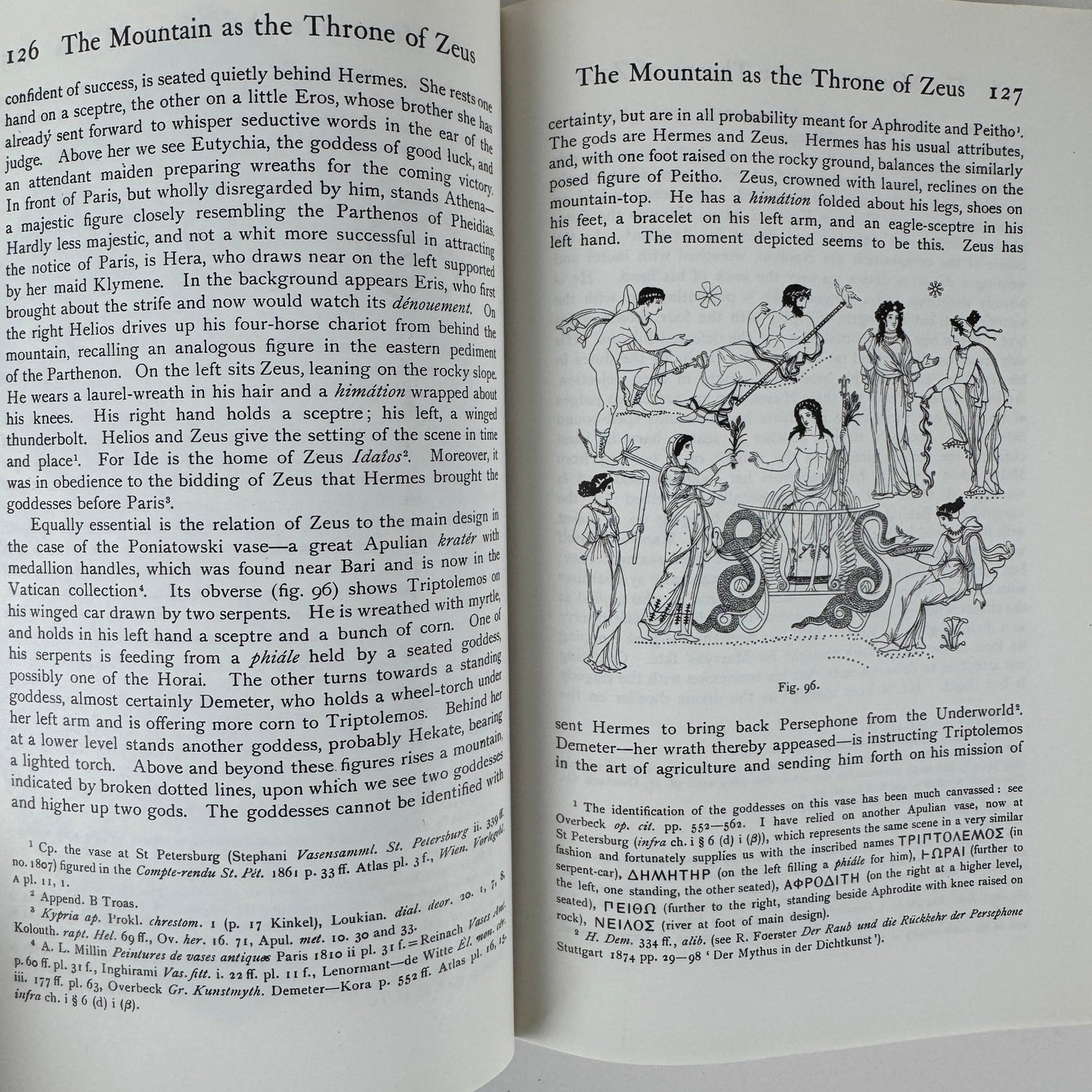Zeus: A Study in Ancient Religion, Volume I — Zeus: God of the Bright Sky, 1964 Mythology Hardcover - Pretty Old Books