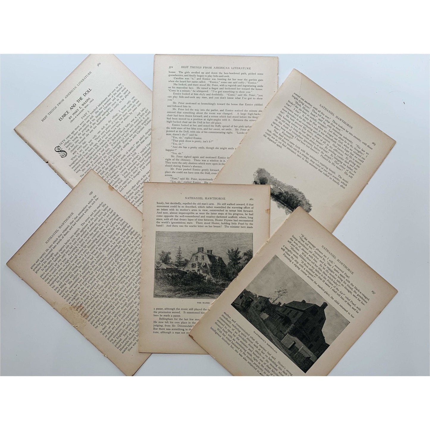 Book Paperie for Crafting, Junk Journal Supplies, Antique and Vintage Paper Pack - Pretty Old Books