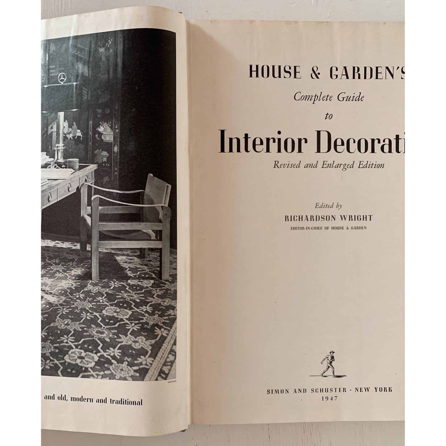 House and Garden's Complete Guide to Interior Decoration, 1953, Hardcover - Pretty Old Books