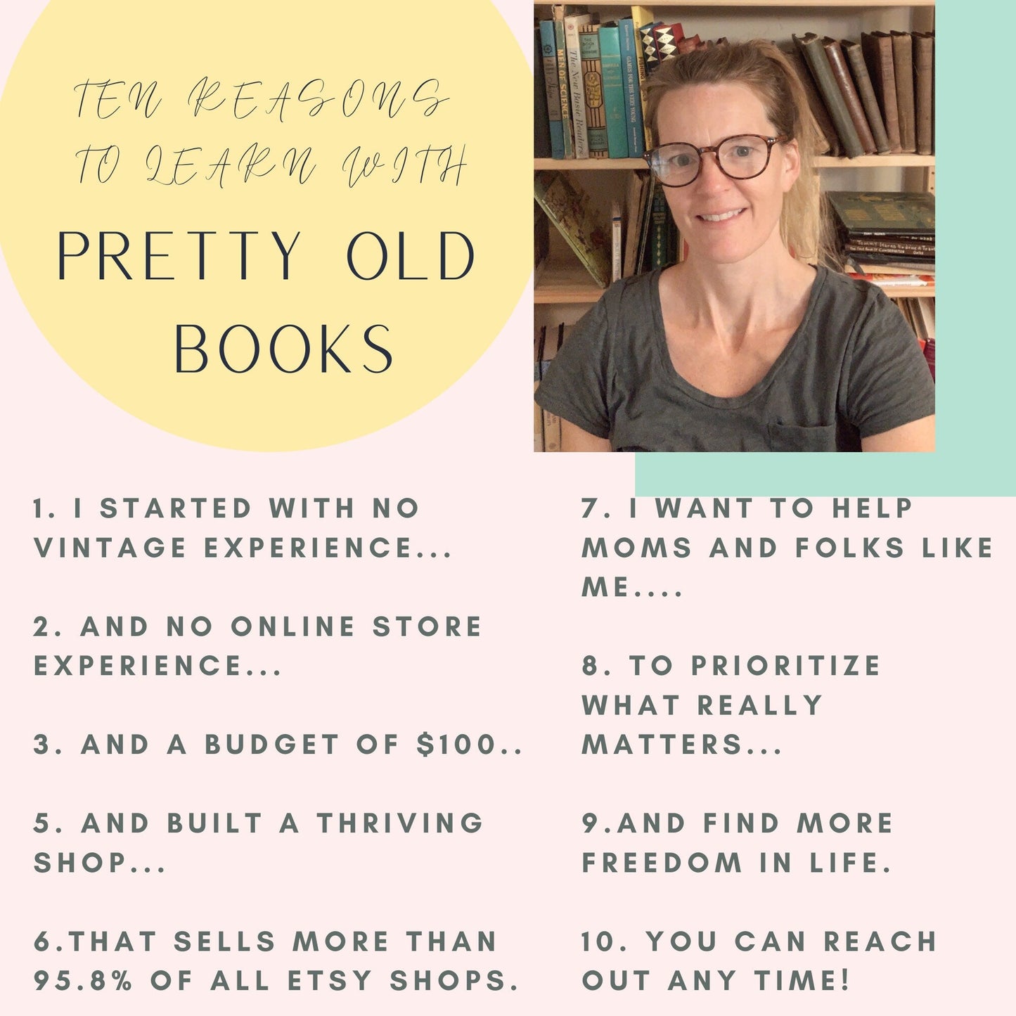 How To Build and Grow a Thriving Vintage Etsy Shop - 42 Page Ebook - Instant Download - How To Sell Vintage on Etsy - Pretty Old Books