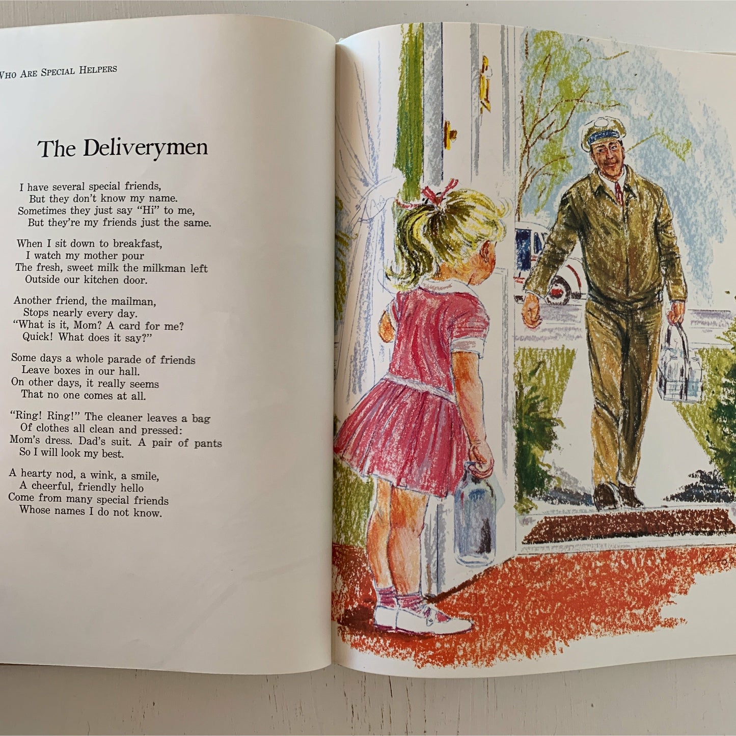 My Book of Friends Vintage 1968 Children's Picture Book