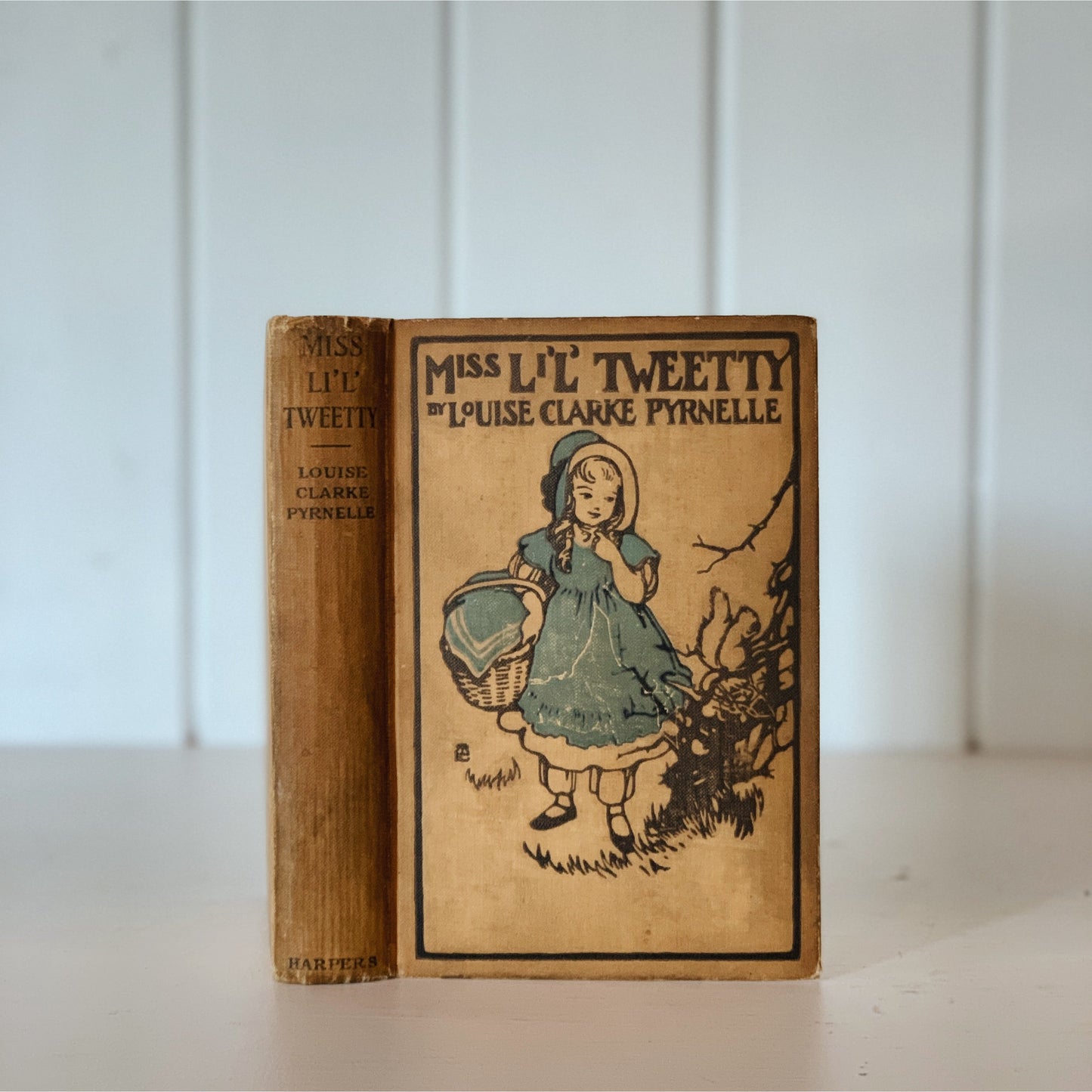 Antique RARE Miss Li'l' Tweetty, Louise Clarke Pyrnelle, Hardcover, Southern 1800s Life
