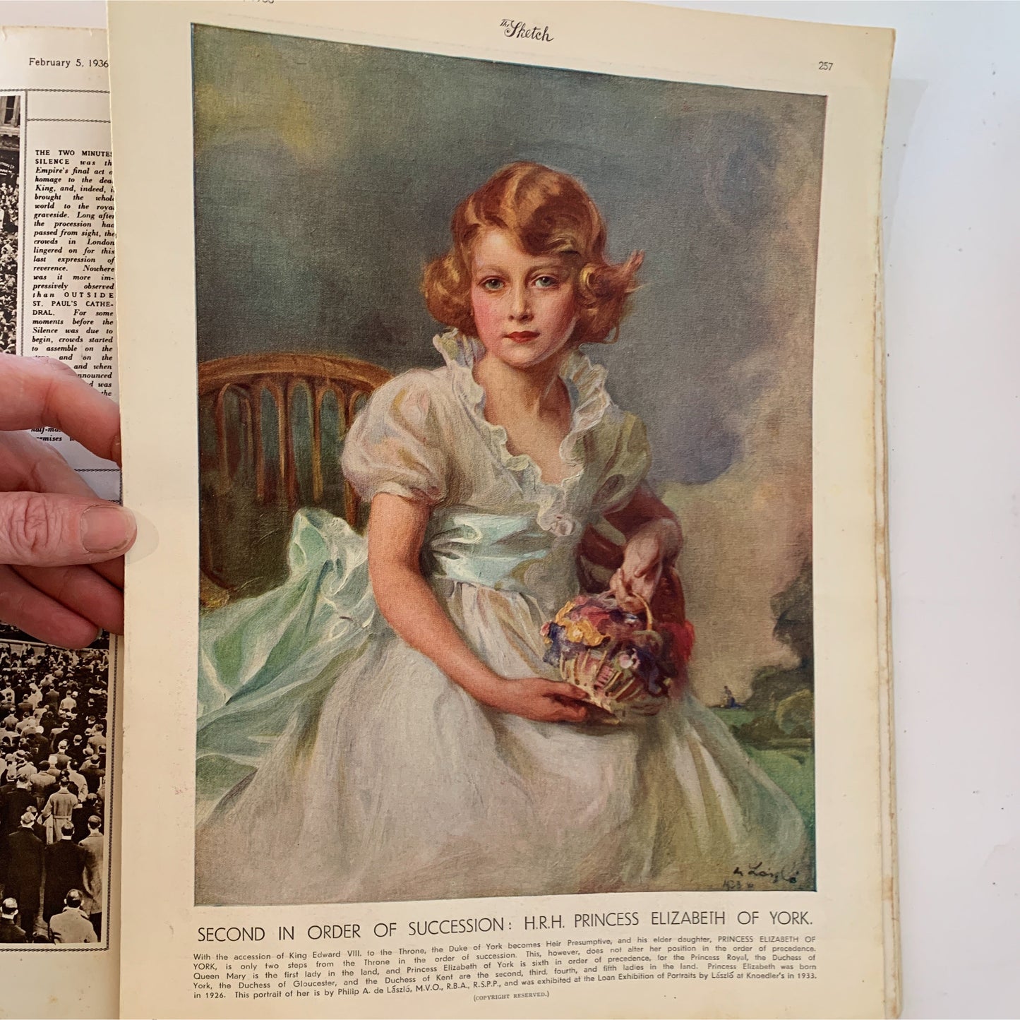 The Sketch Magazine, King George V Funeral Edition, Feb. 5, 1936