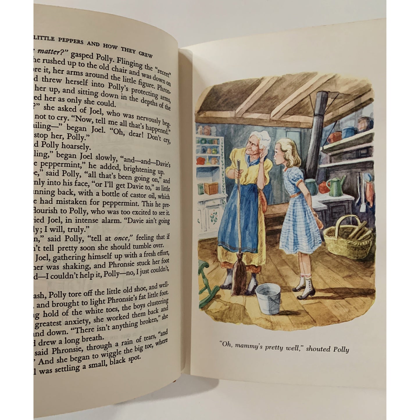 Five Little Peppers and How They Grew, 1975 Illustrated Junior Library Hardcover