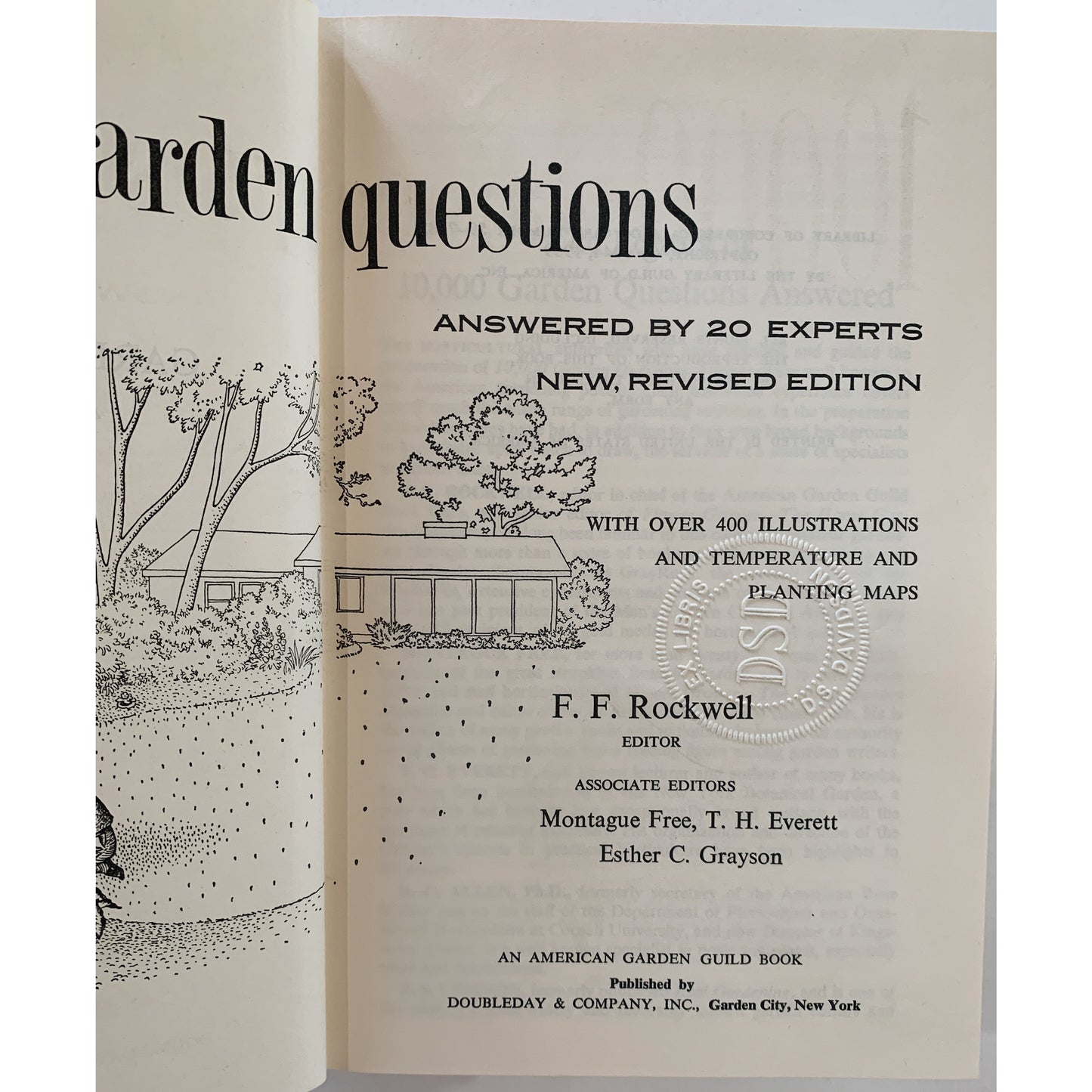 10,000 Garden Questions Answered, 1959, Hardcover