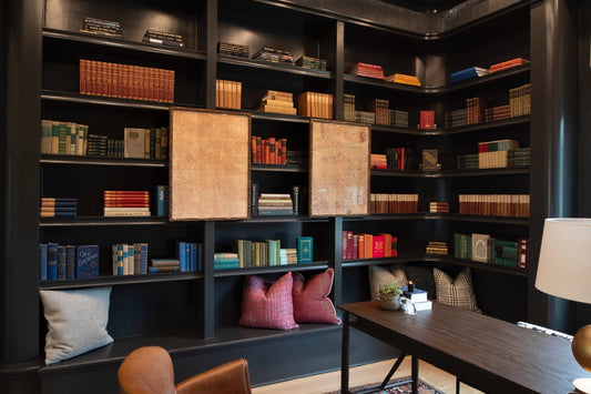 Parade of Homes Custom Library Project - Pretty Old Books