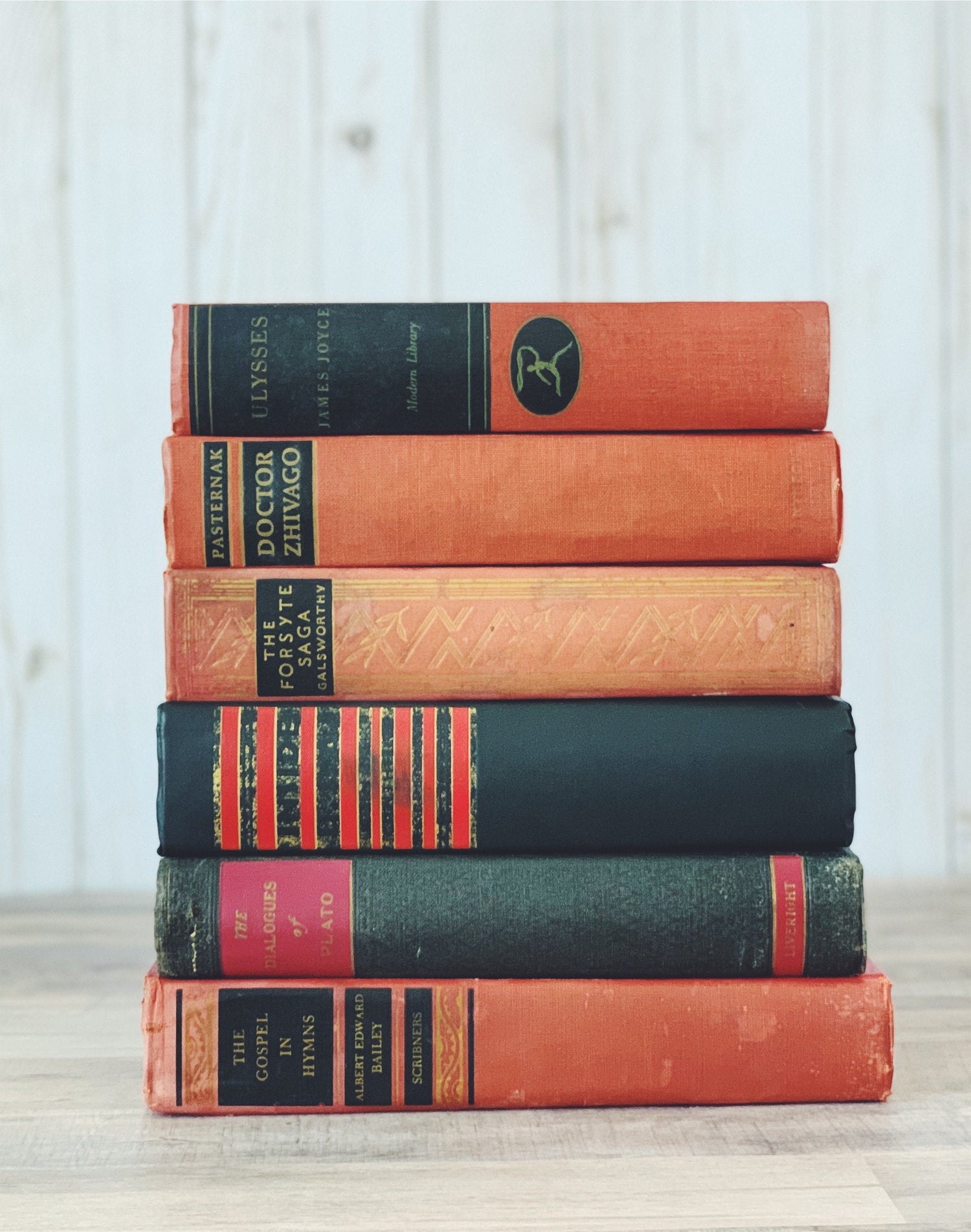 Red Vintage Book Bundles