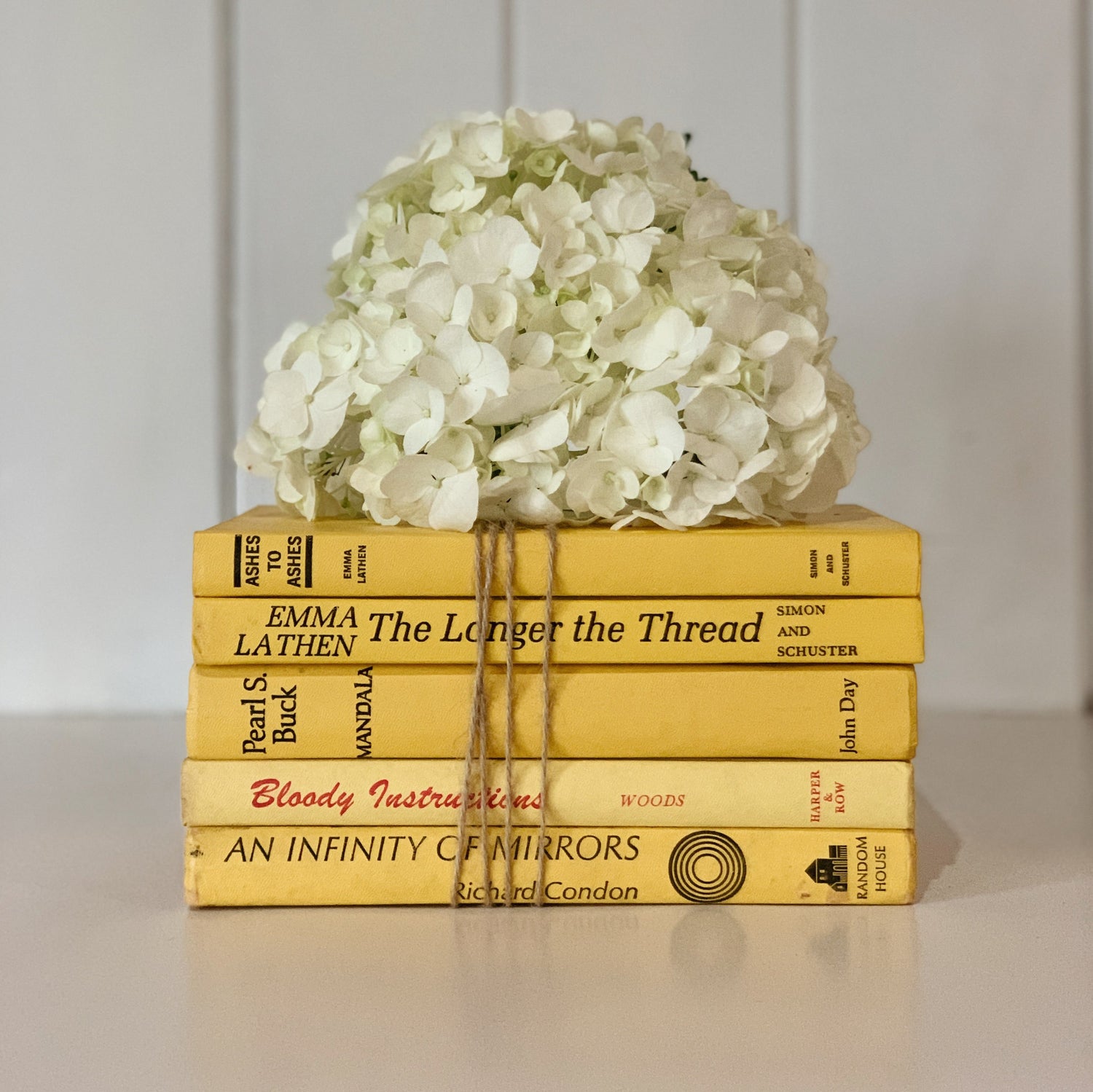 Yellow Vintage Book Bundles