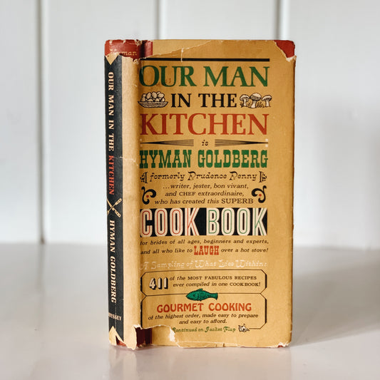 Our Man in the Kitchen is Hyman Goldberg, 1964, Signed by Author, Hardcover with DJ