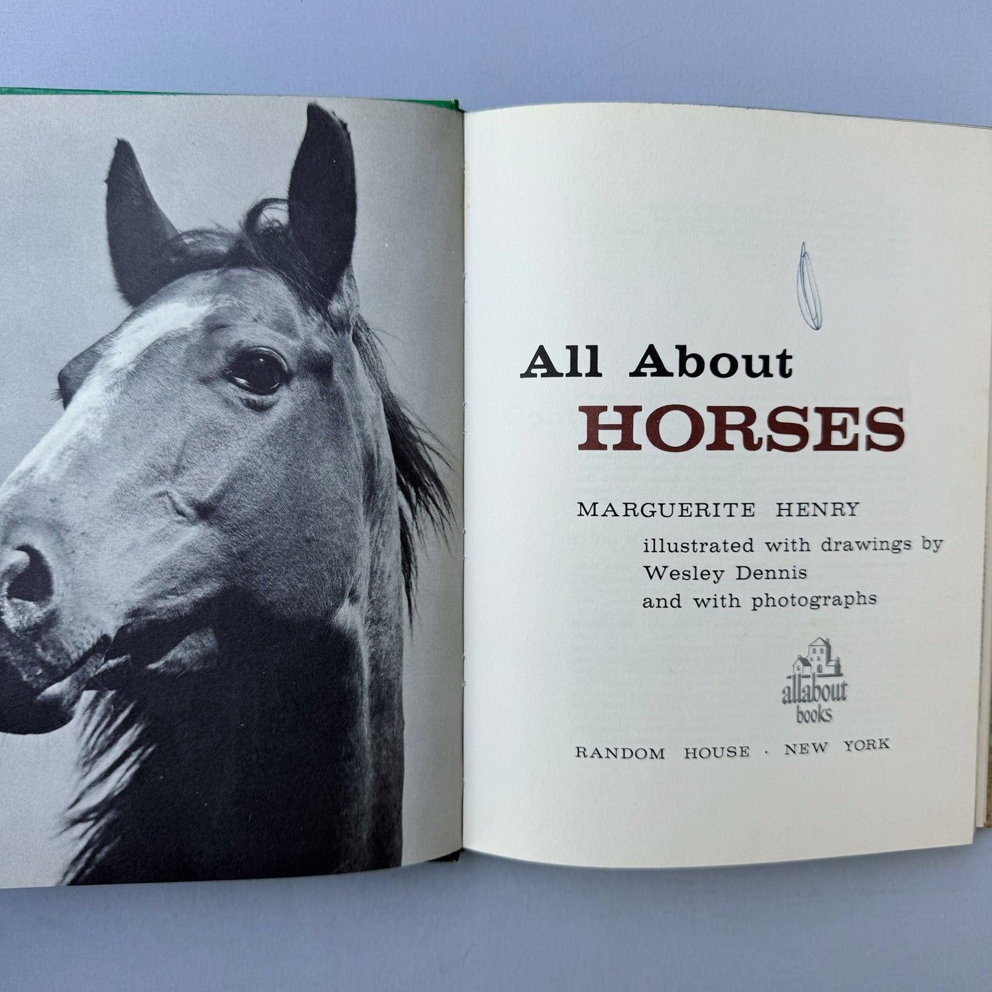 All About Horses, Marguerite Henry, 1962, Illustrated Children's Nonfiction