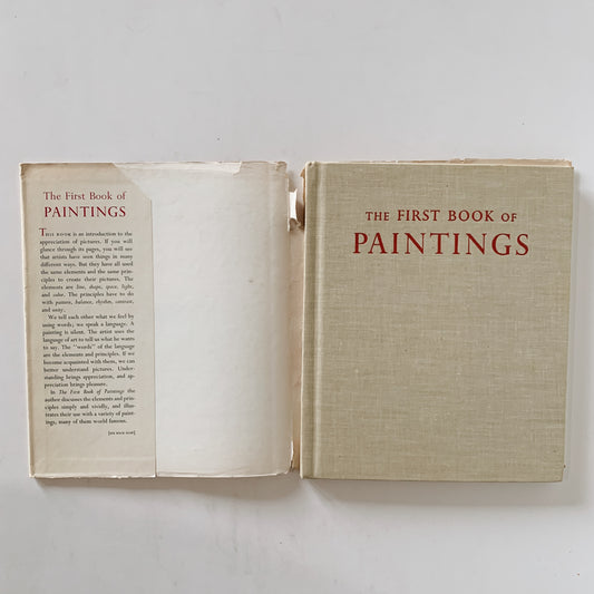 The First Book of Paintings, Lamont Moore, 1960 Hardcover with DJ, Second Printing