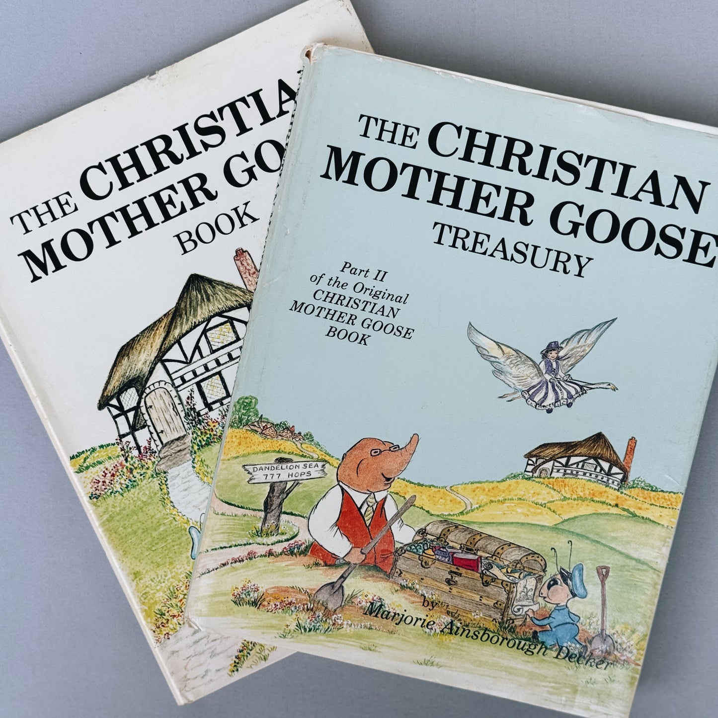 The Christian Mother Goose Treasury Part 1 and 2, 1980, Marjorie Ainsborough Decker