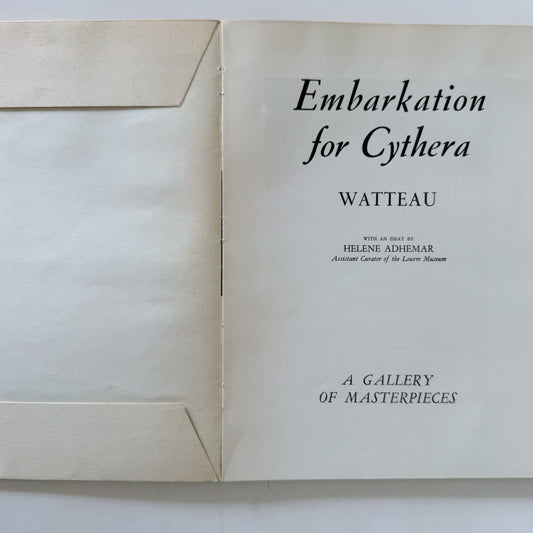 Embarkation for Cythera, Gallery of Masterpieces Book, 1947