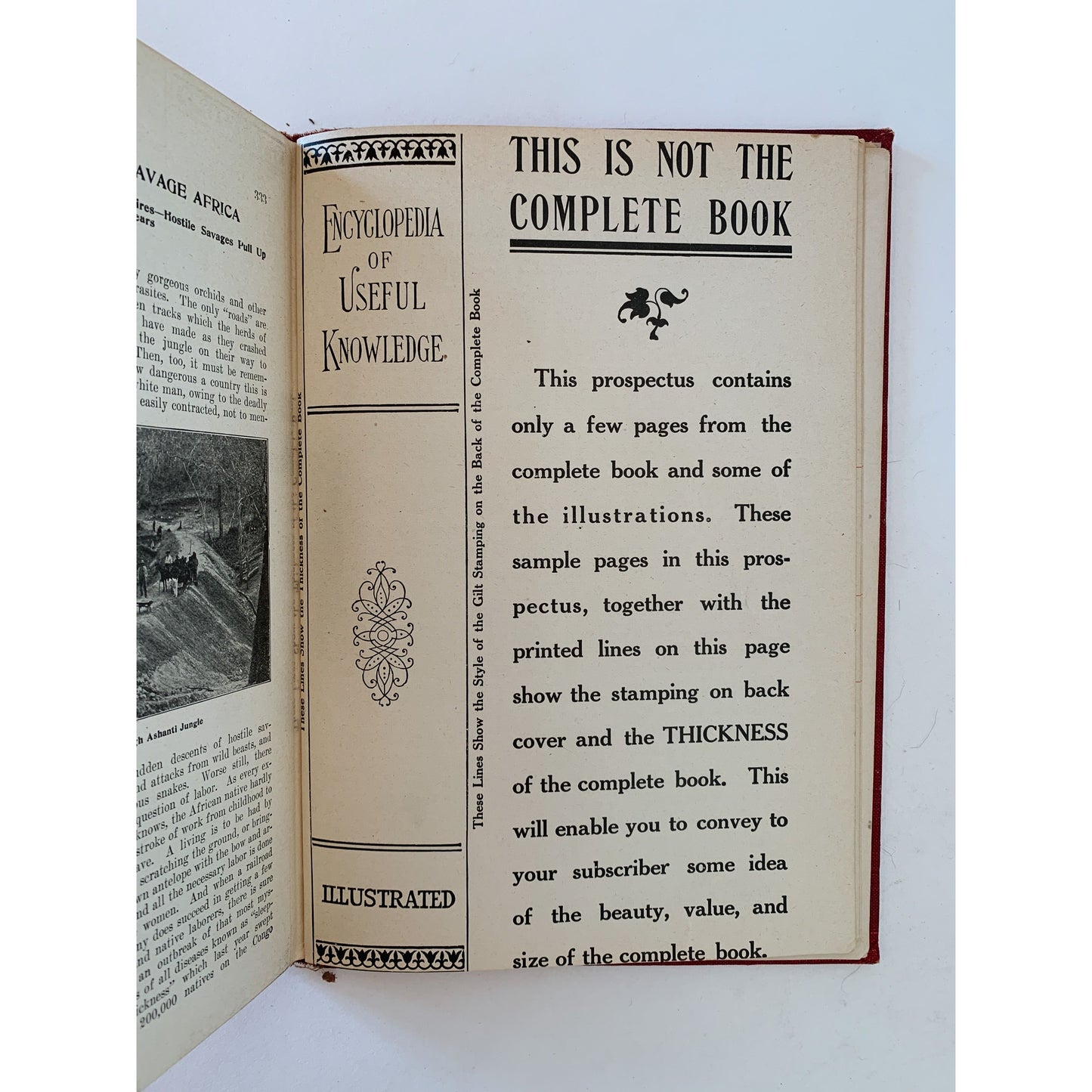 The Columbia Encyclopedia of Useful Knowledge, Salesman's Sample Book, 1907