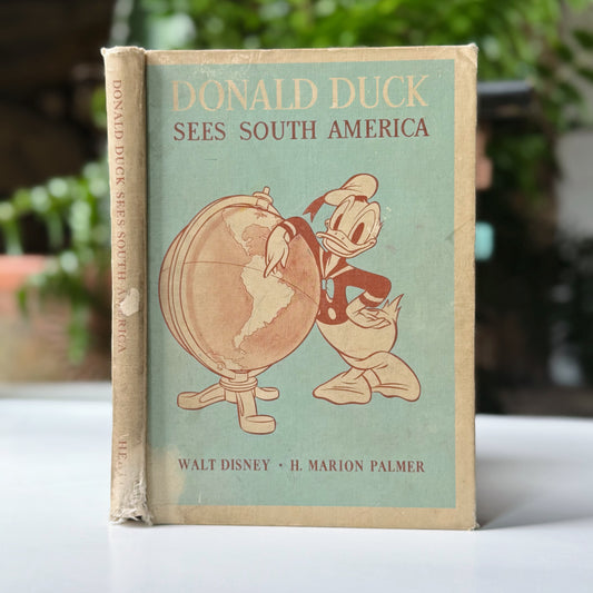Donald Duck Sees South America, 1945 Hardcover Book