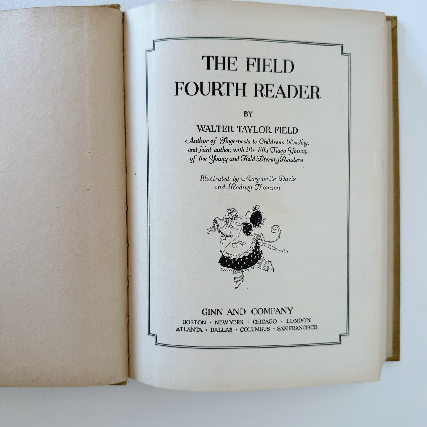 The Field Fourth Reader, 1925 Illustrated English Reader