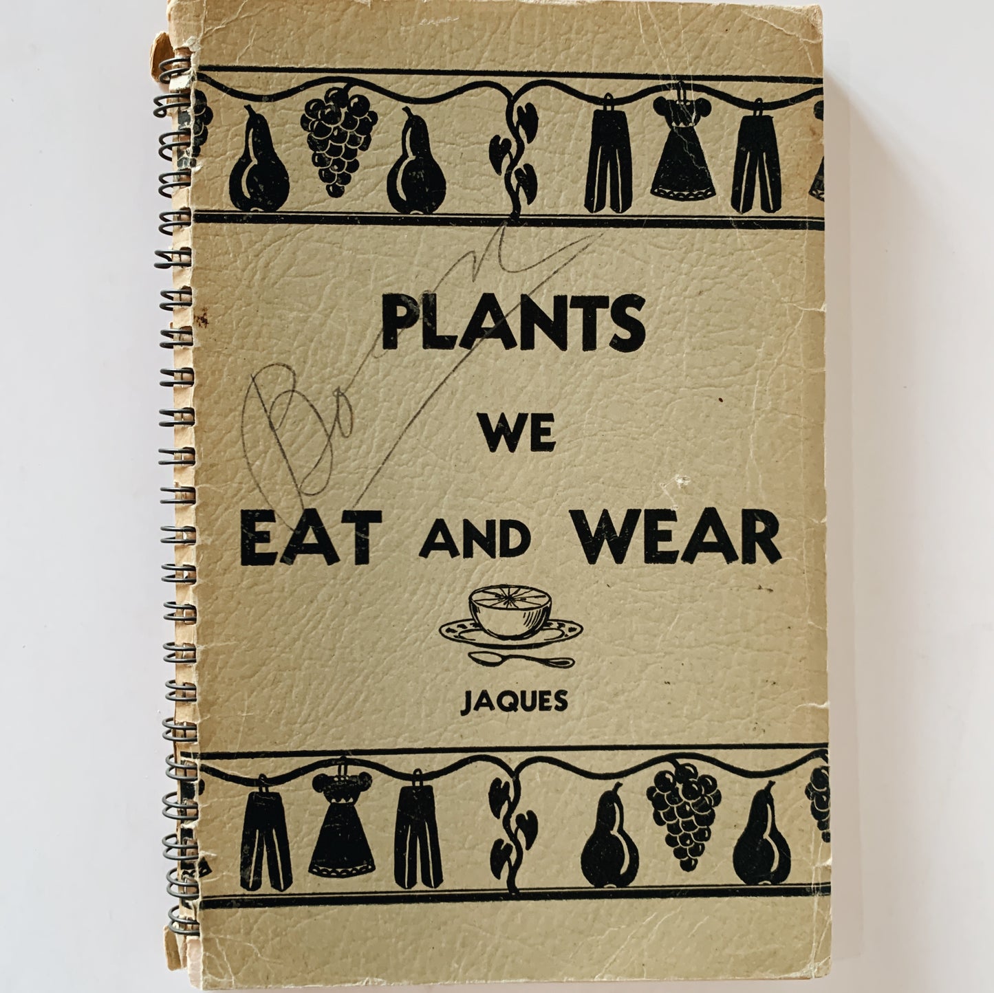 Plants We Eat and Wear, 1943 Spiral Book