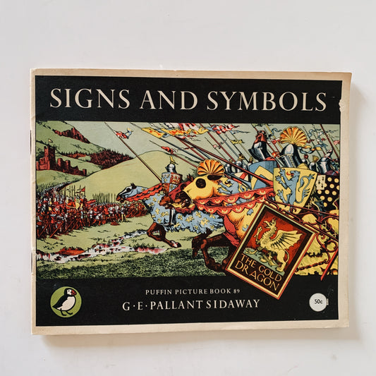 Puffin Picture Book 89, Signs And Symbols, Vintage Children’s Illustrated Paperback, 1953