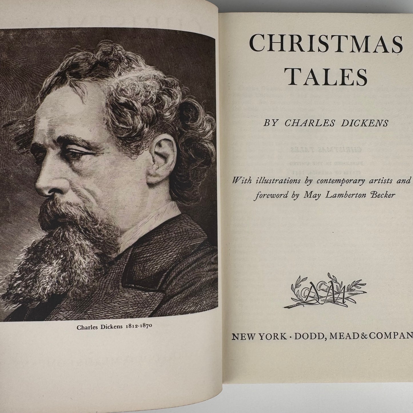 Christmas Tales by Charles Dickens, Great Illustrated Classics, 1941 Hardcover