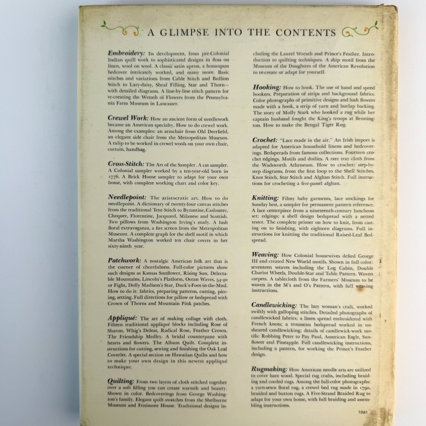 1963 Woman’s Day American Needlework Set, Rose Wilder Lane Book + Boxed Pattern Manual - Pretty Old Books