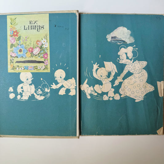 Donald Duck and His Nephews, 1940 Hardcover Walt Disney Story Book