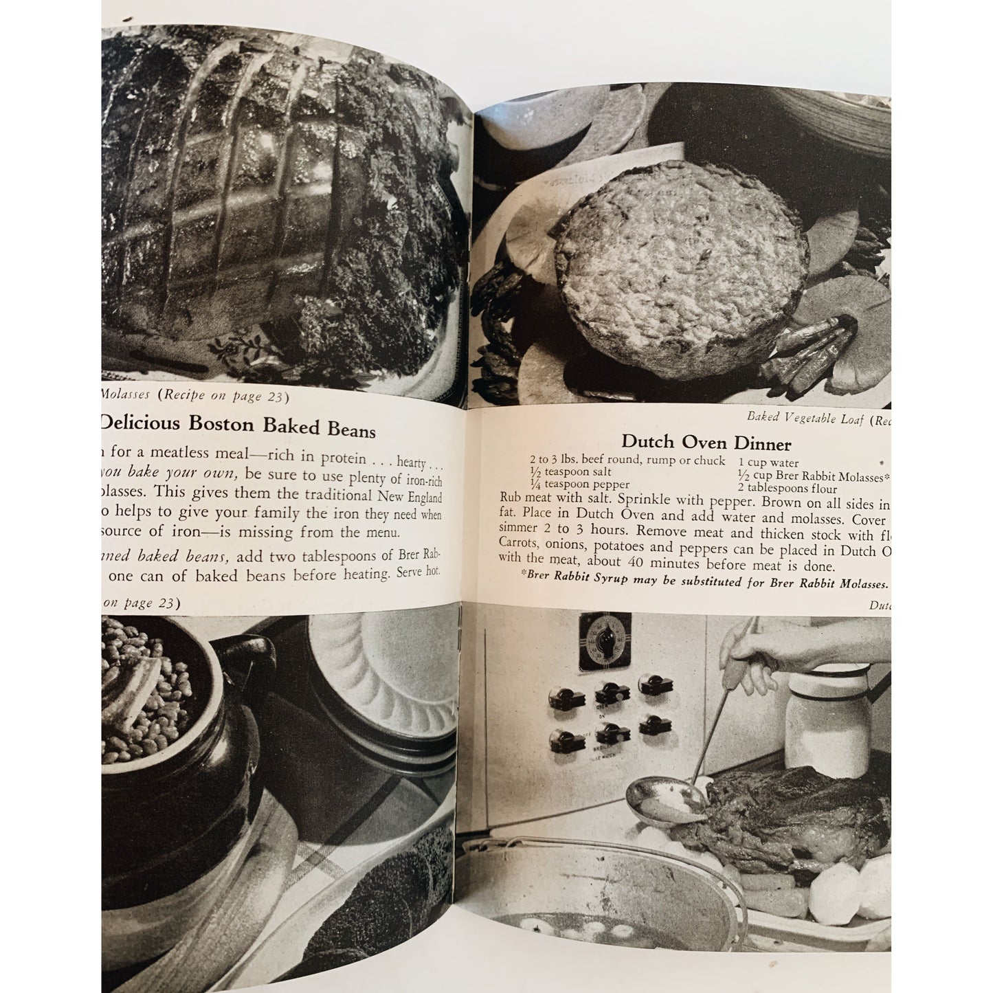 Brer Rabbit's Modern Recipes for Modern Living, Molasses Cook Book, Mid Century Paperback