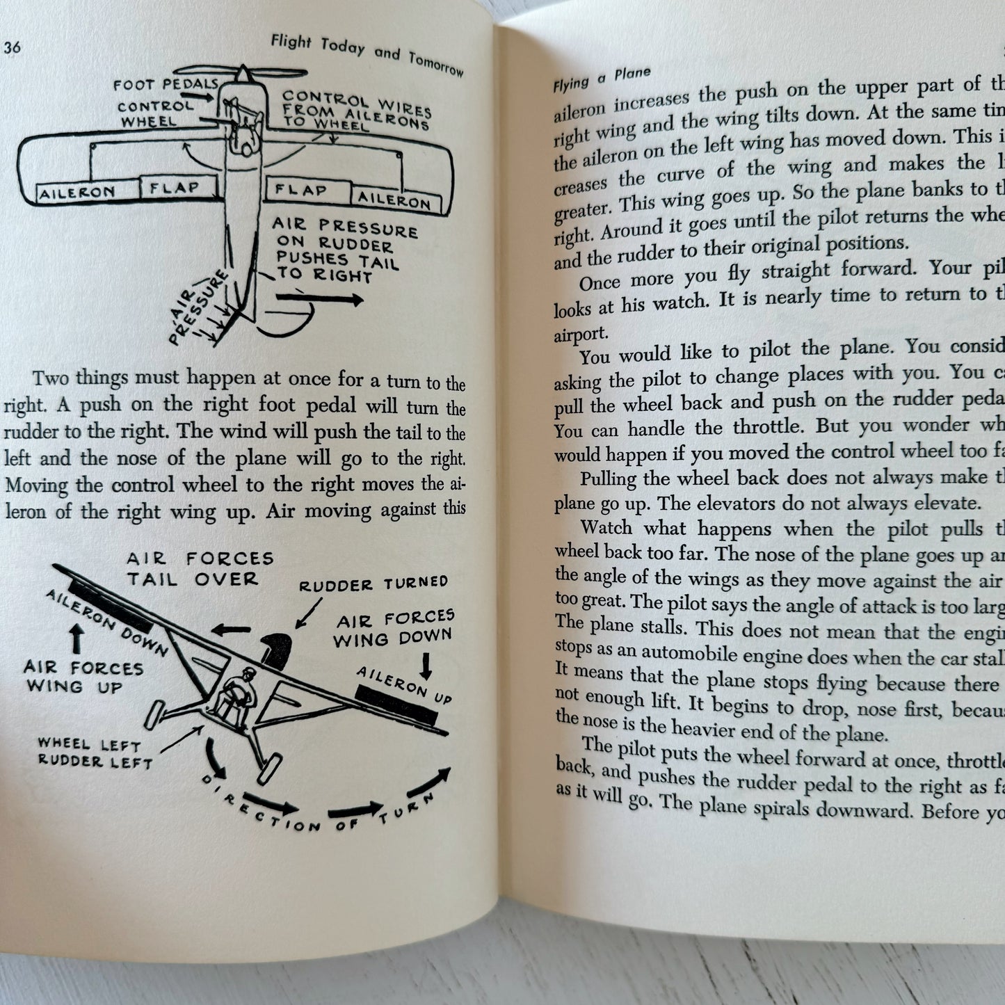 Flight Today and Tomorrow, 1953 Illustrated Children's Nonfiction Hardcover