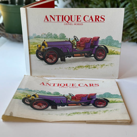 Antique Cars: The Story of the Automobile in Pictures, Lionel Morris, 1970 Hardcover DJ