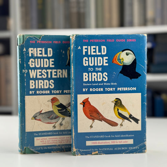 Roger Tory Peterson Set, A Field Guide to Western Birds and Field Guide to the Birds