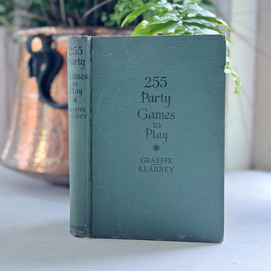 255 Party Games to Play, 1945 Hardcover How-To Guide