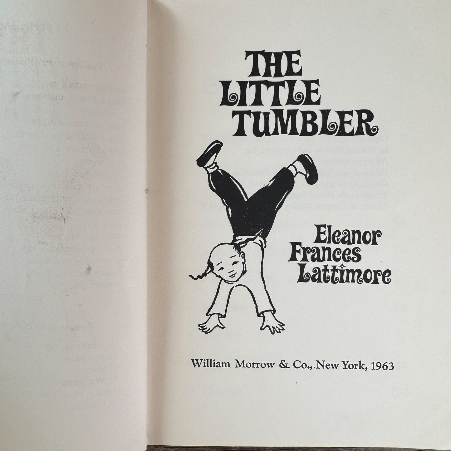 The Little Tumbler, Eleanor Frances Lattimore, 1963