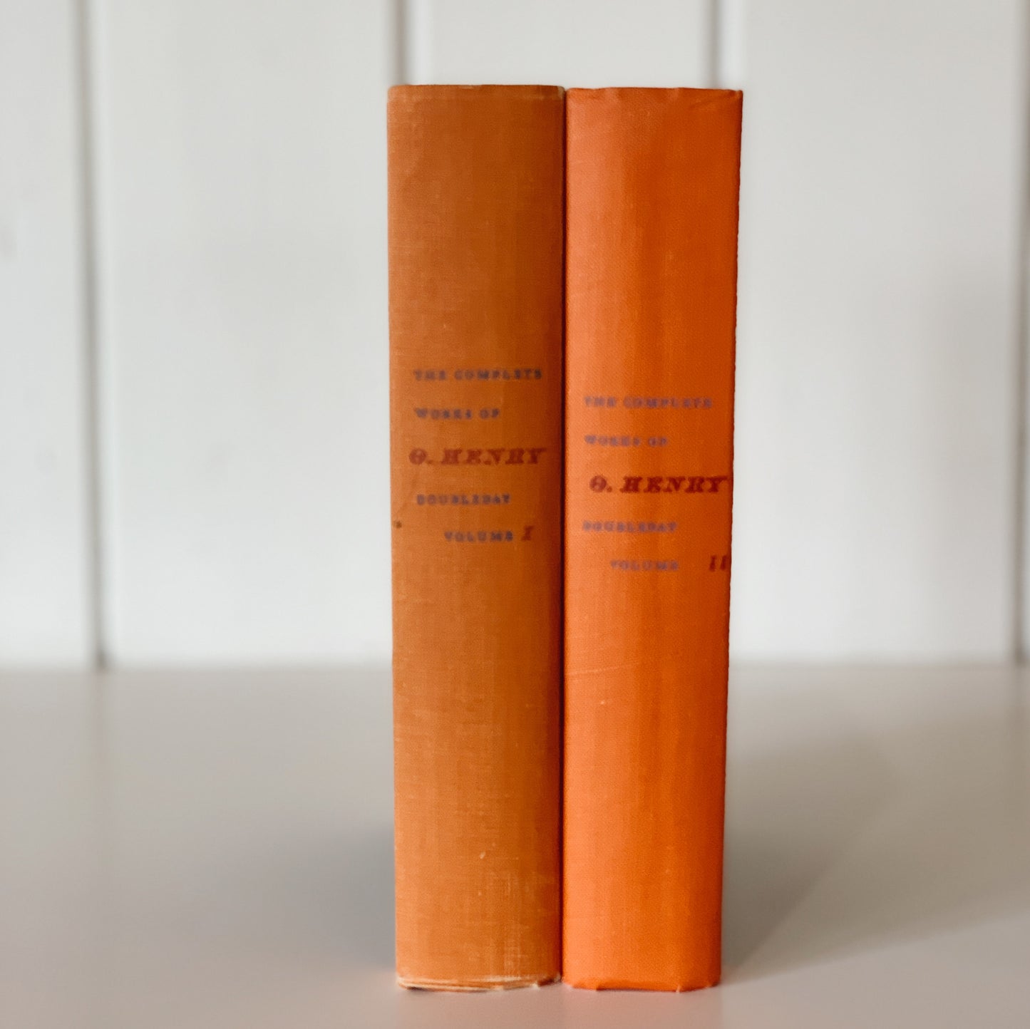 The Complete Works of O. Henry, Volumes 1-2, 1953, Orange Hardcover