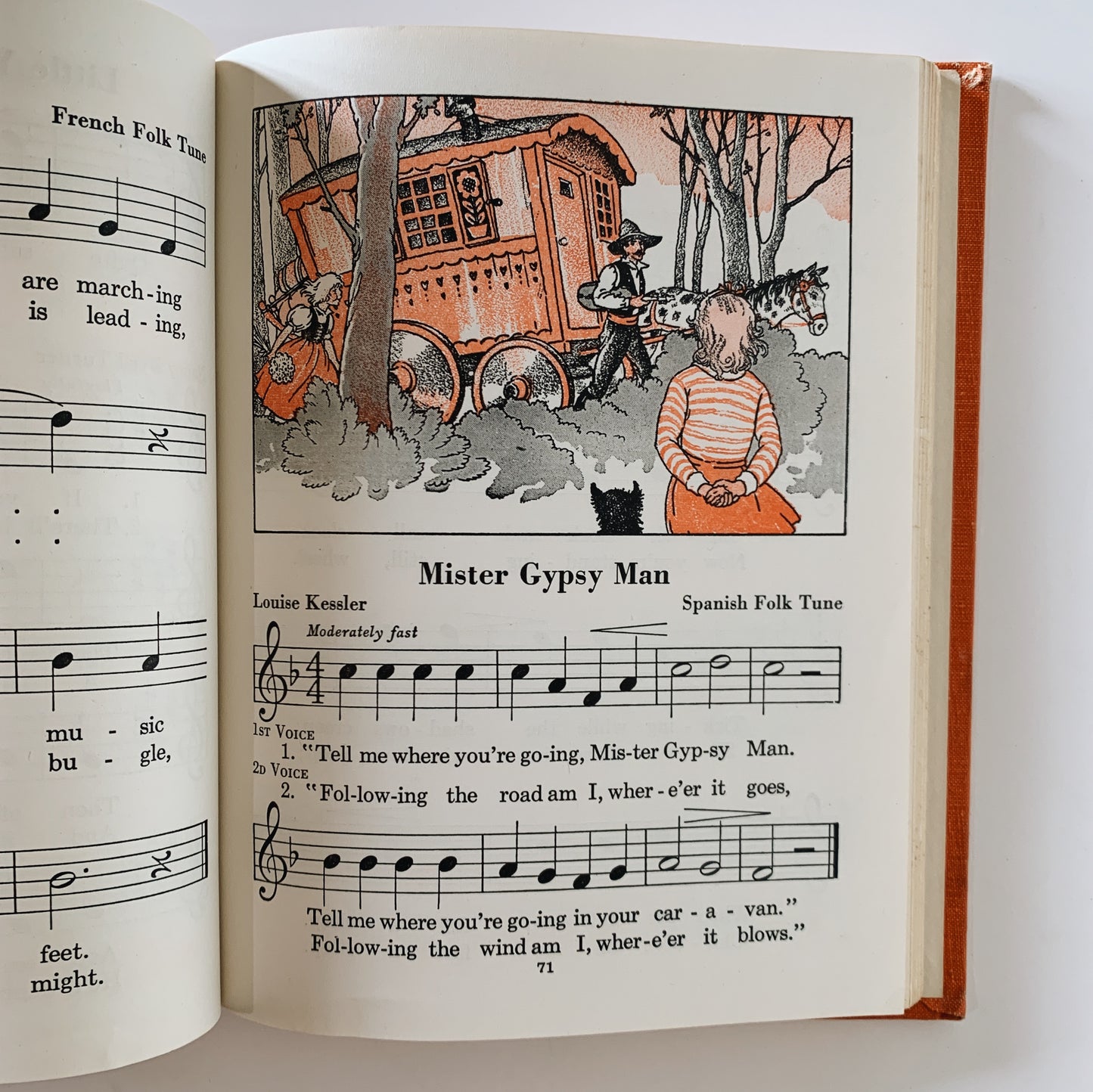 Tuning Up: The World of Music, Illustrated Mid Century School Book, 1947